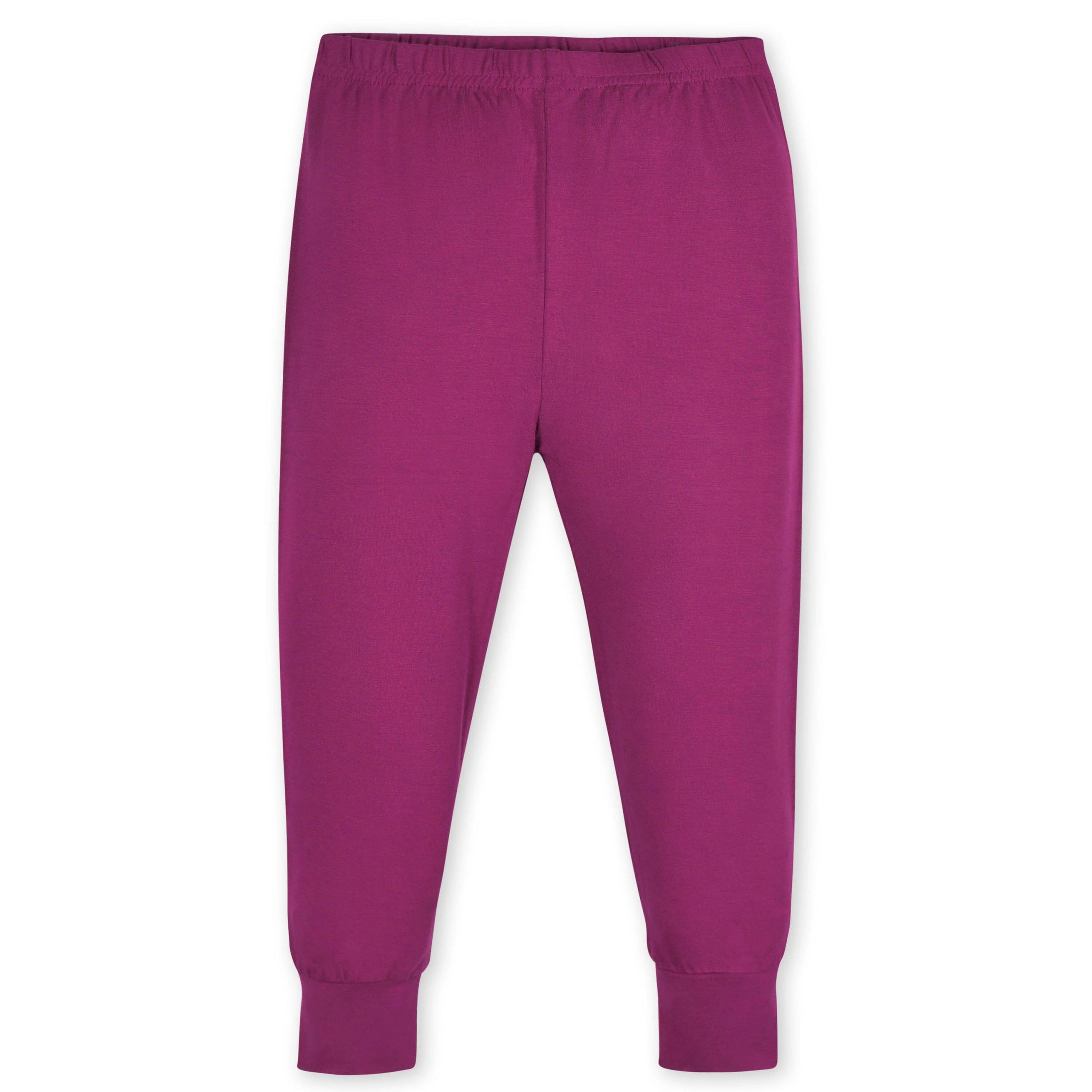 2-Piece Infant & Toddler Raspberry Buttery Soft Viscose Made from Eucalyptus Snug Fit Pajamas - Image 6