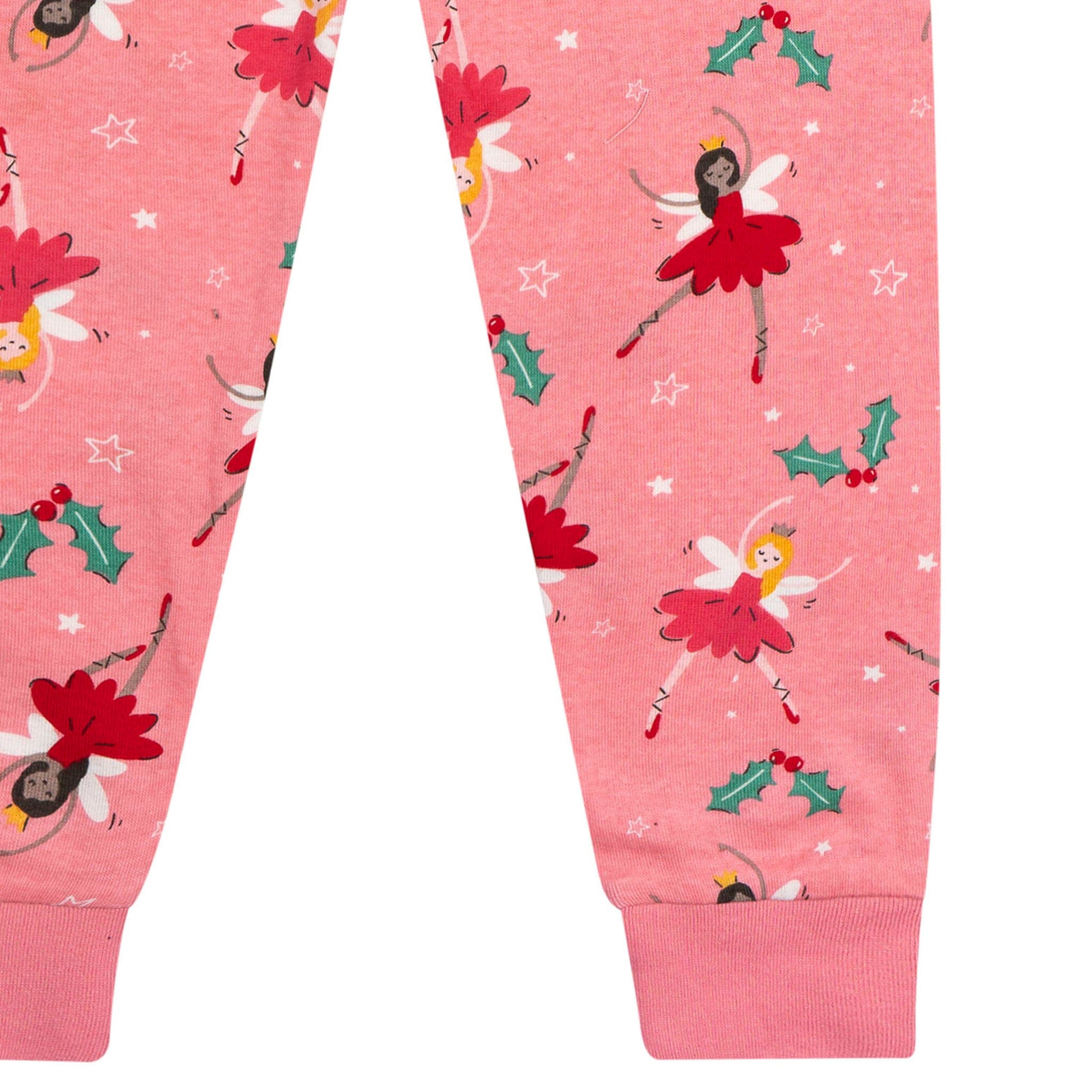 2-Piece Infant & Toddler Girls Holiday Fairies Cotton Pajamas - Image 8