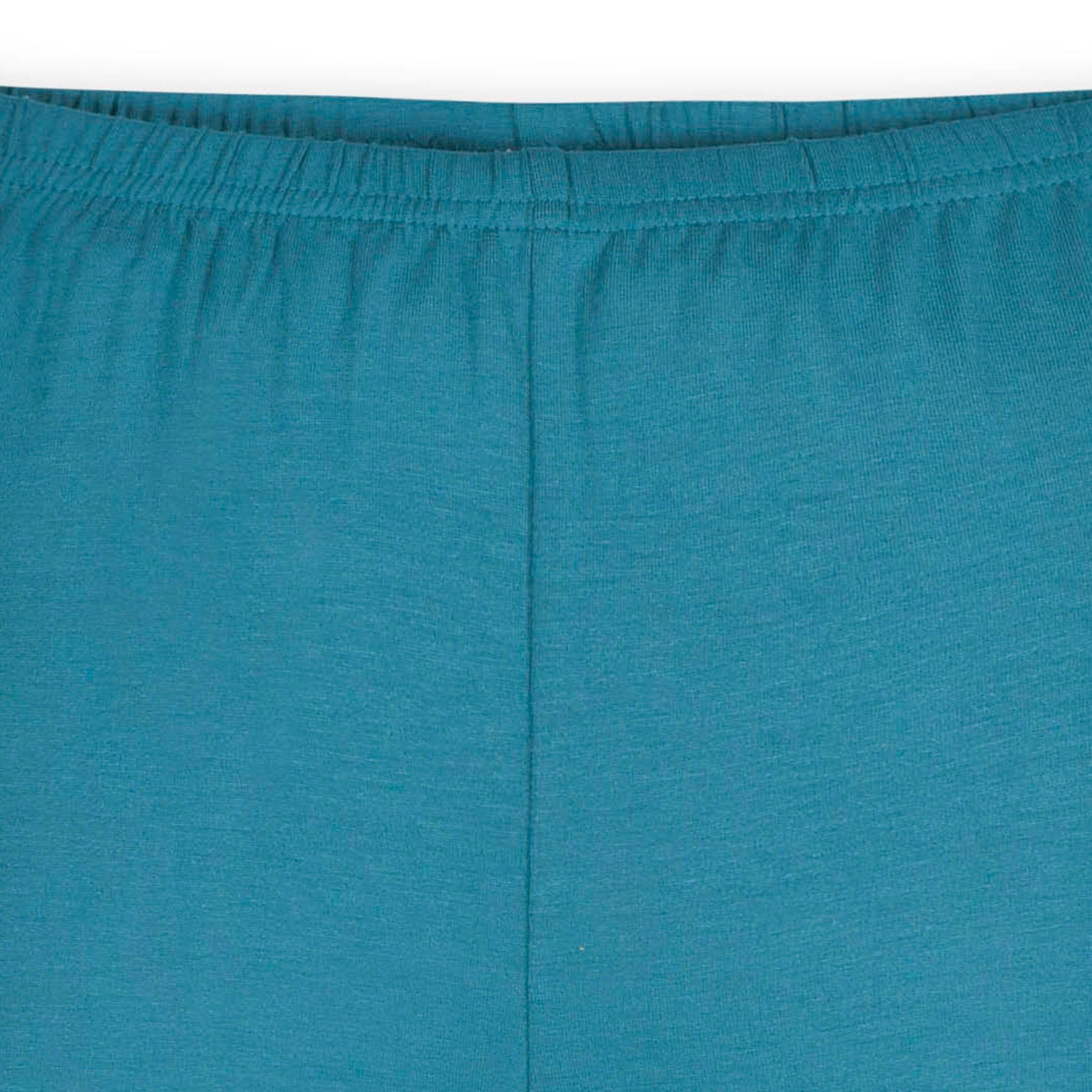 2-Piece Infant & Toddler Ocean Teal Buttery Soft Viscose Made from Eucalyptus Snug Fit Pajamas - Image 6