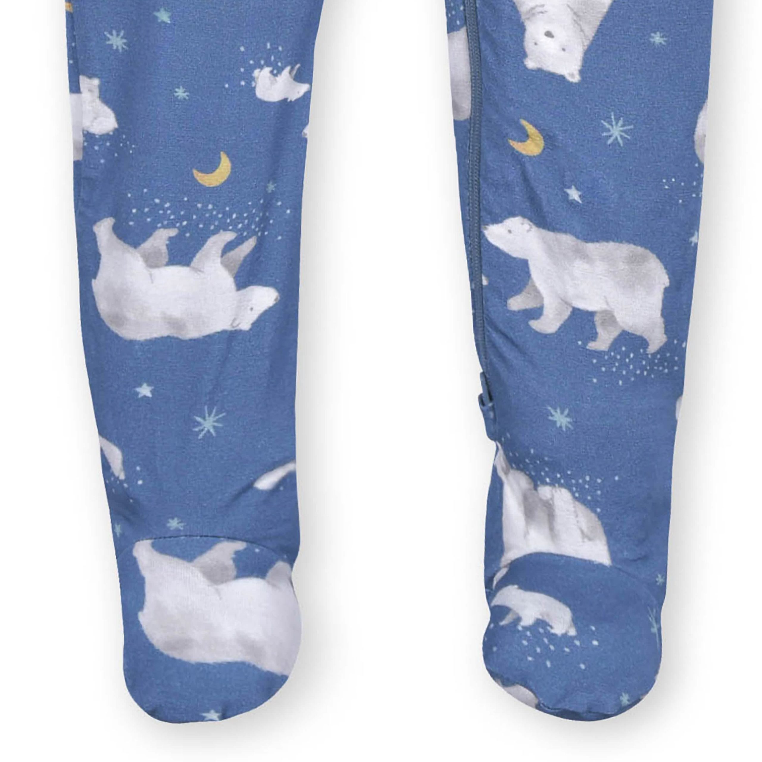 Baby & Toddler Polar Night Buttery Soft Viscose Made from Eucalyptus Snug Fit Footed Pajamas - Image 7