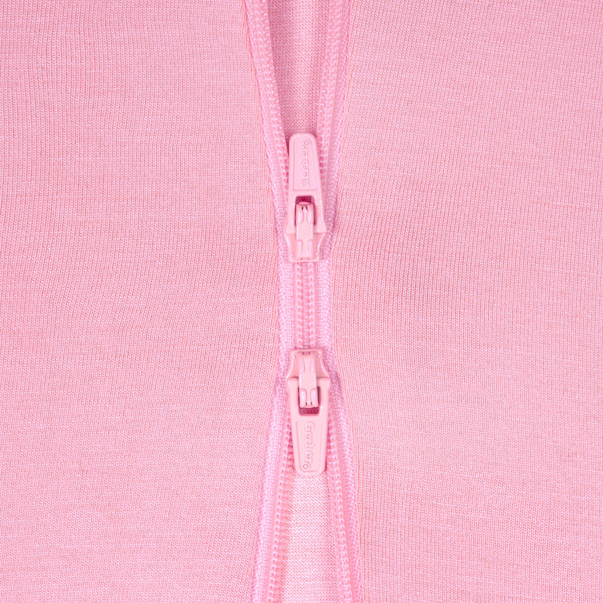 Baby & Toddler Pink Lemonade Buttery Soft Viscose Made from Eucalyptus Snug Fit Footed Pajamas - Image 5