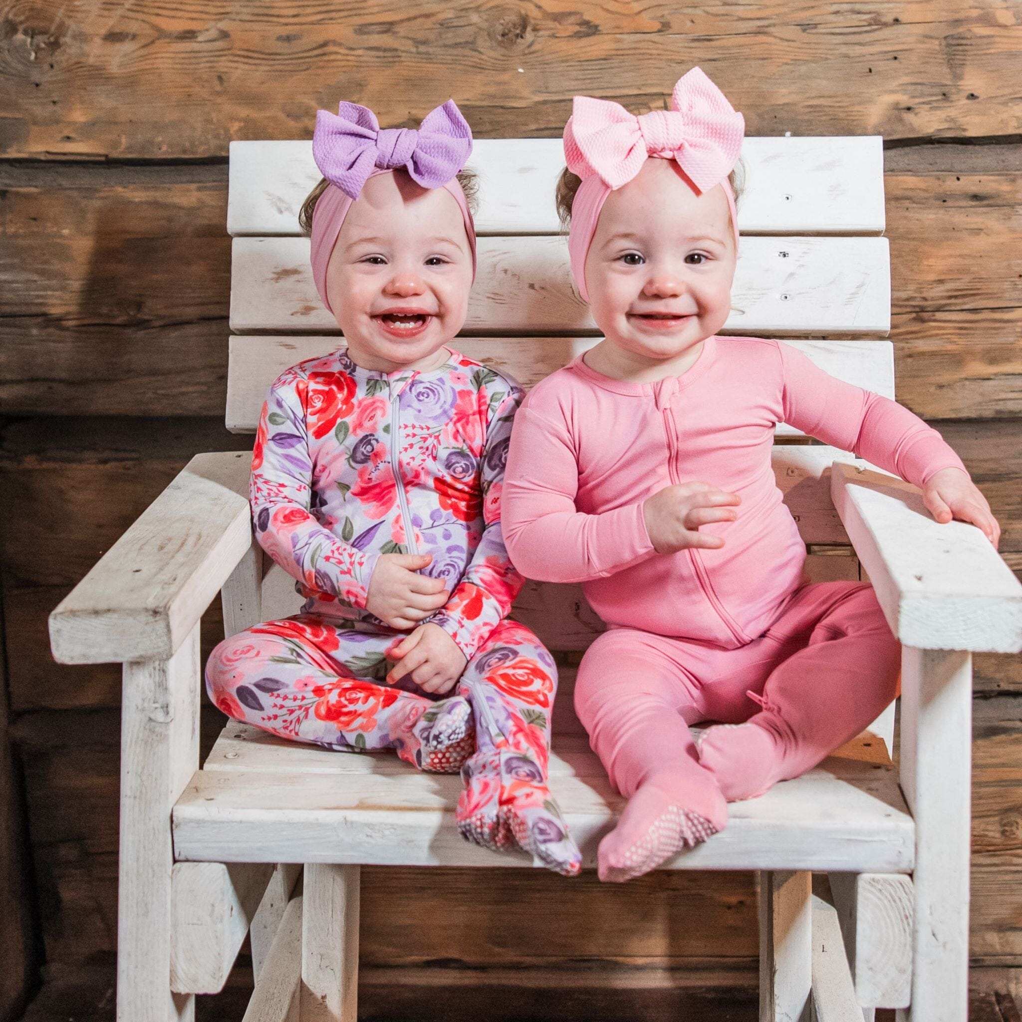 Baby & Toddler Pink Lemonade Buttery Soft Viscose Made from Eucalyptus Snug Fit Footed Pajamas - Image 10