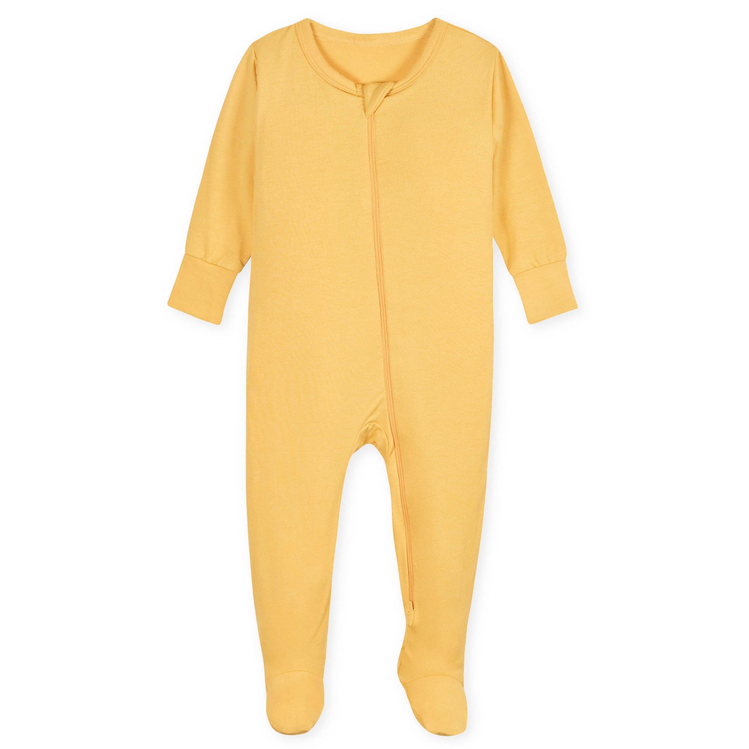Baby & Toddler Honey Buttery Soft Viscose Made from Eucalyptus Snug Fit Footed Pajamas - Image 2
