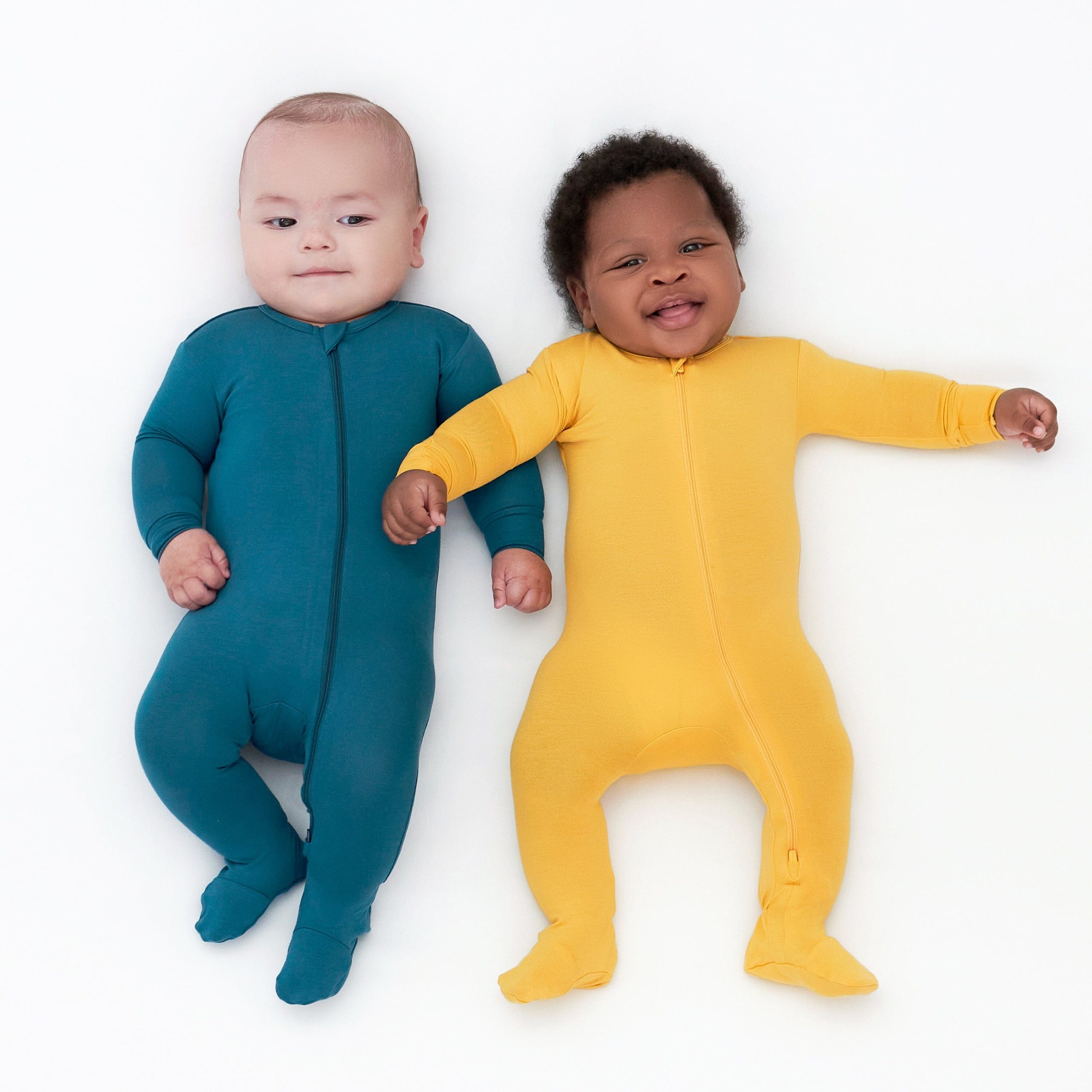 Baby & Toddler Honey Buttery Soft Viscose Made from Eucalyptus Snug Fit Footed Pajamas - Image 4