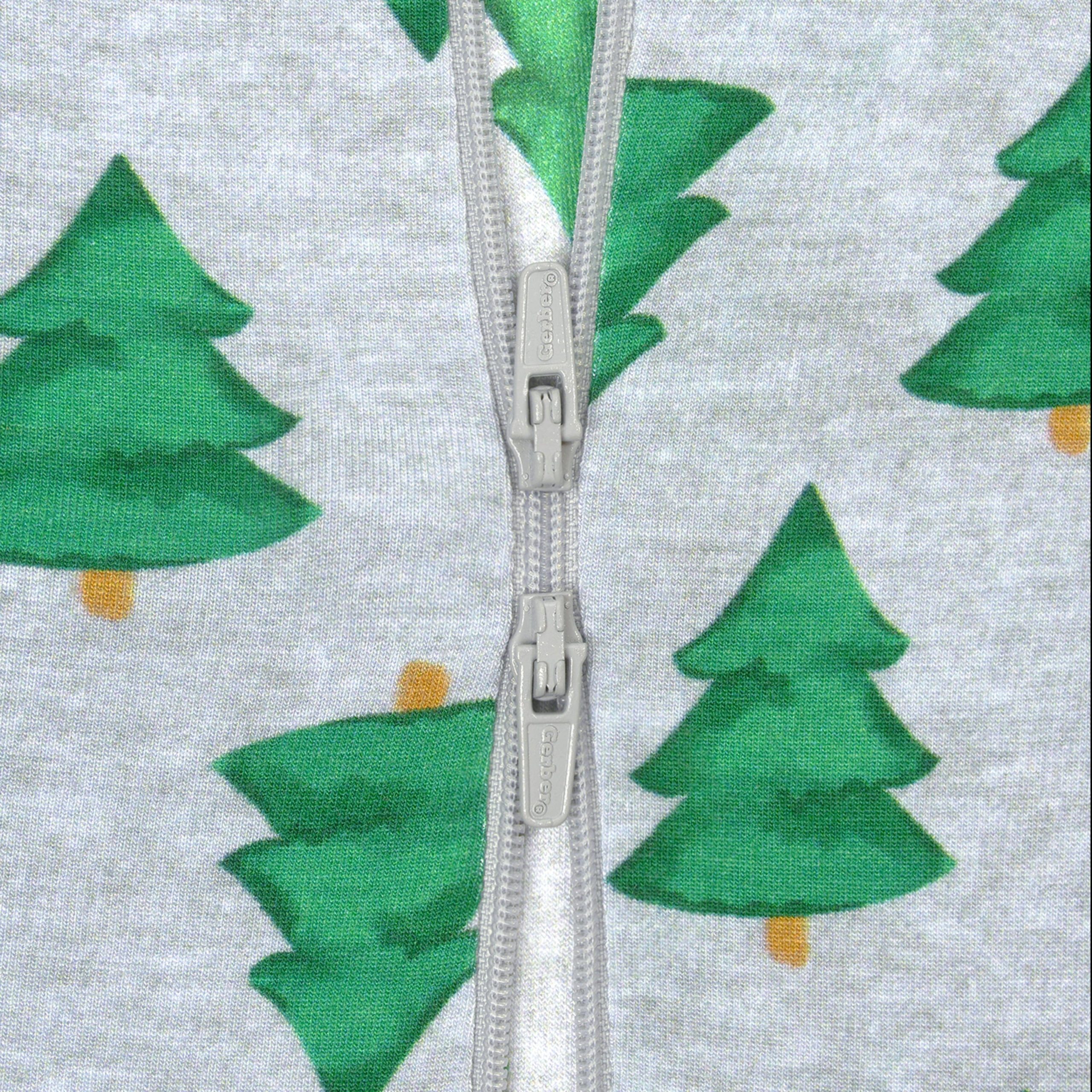 Baby Spruce Christmas Tree Footed Pajamas - Image 7