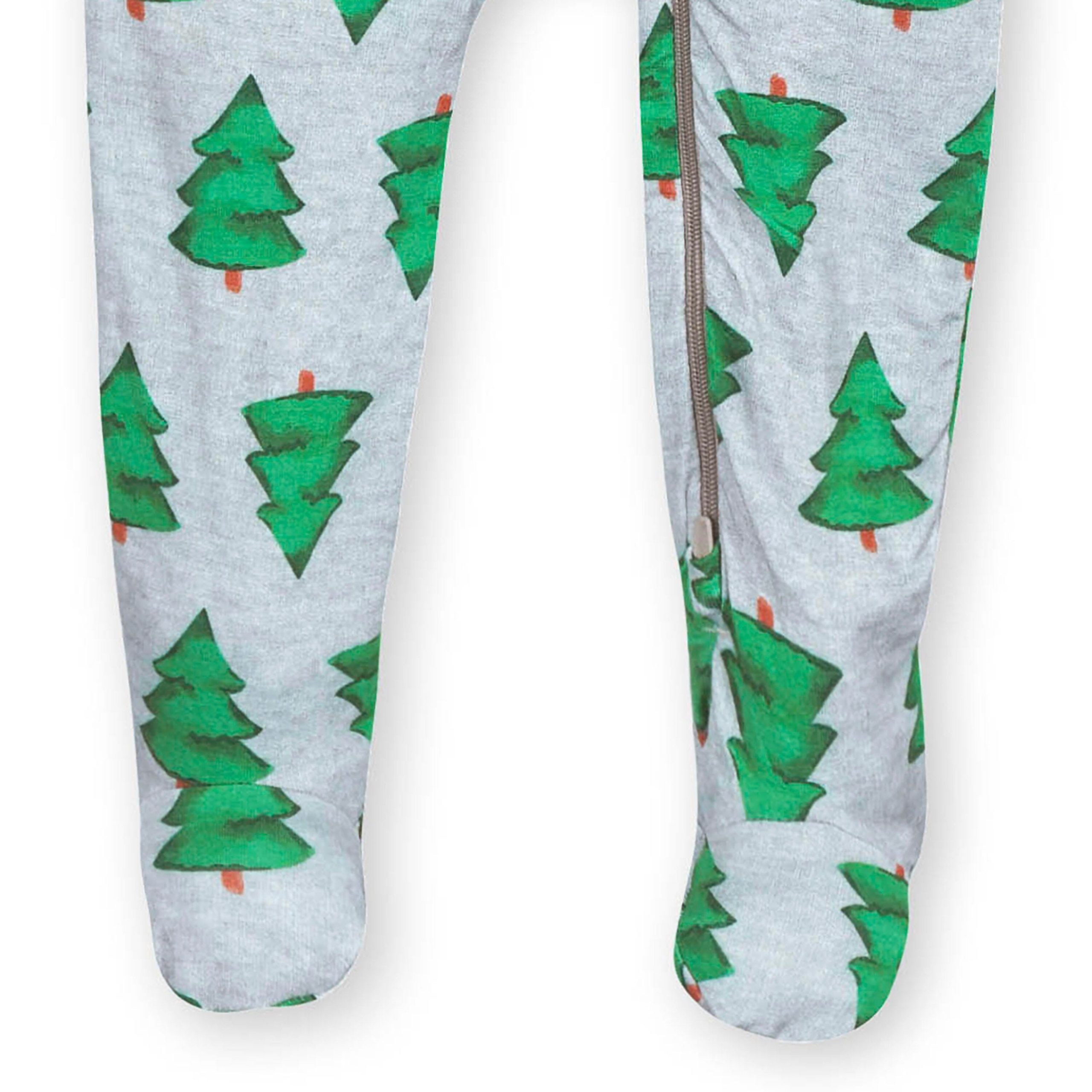 Baby Spruce Christmas Tree Footed Pajamas - Image 8