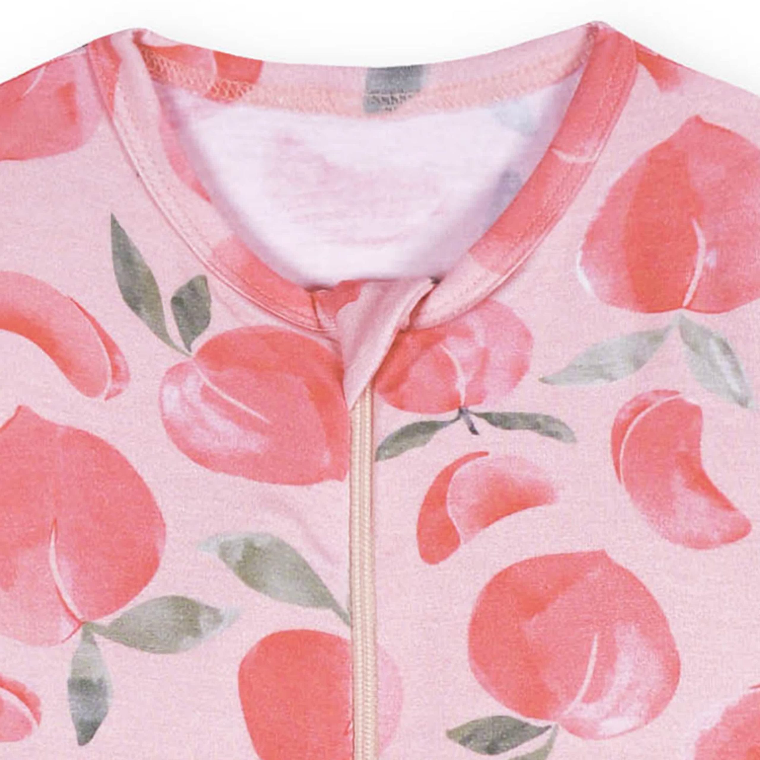 Baby & Toddler Girls Just Peachy Buttery Soft Viscose Made from Eucalyptus Snug Fit Footed Pajamas - Image 6