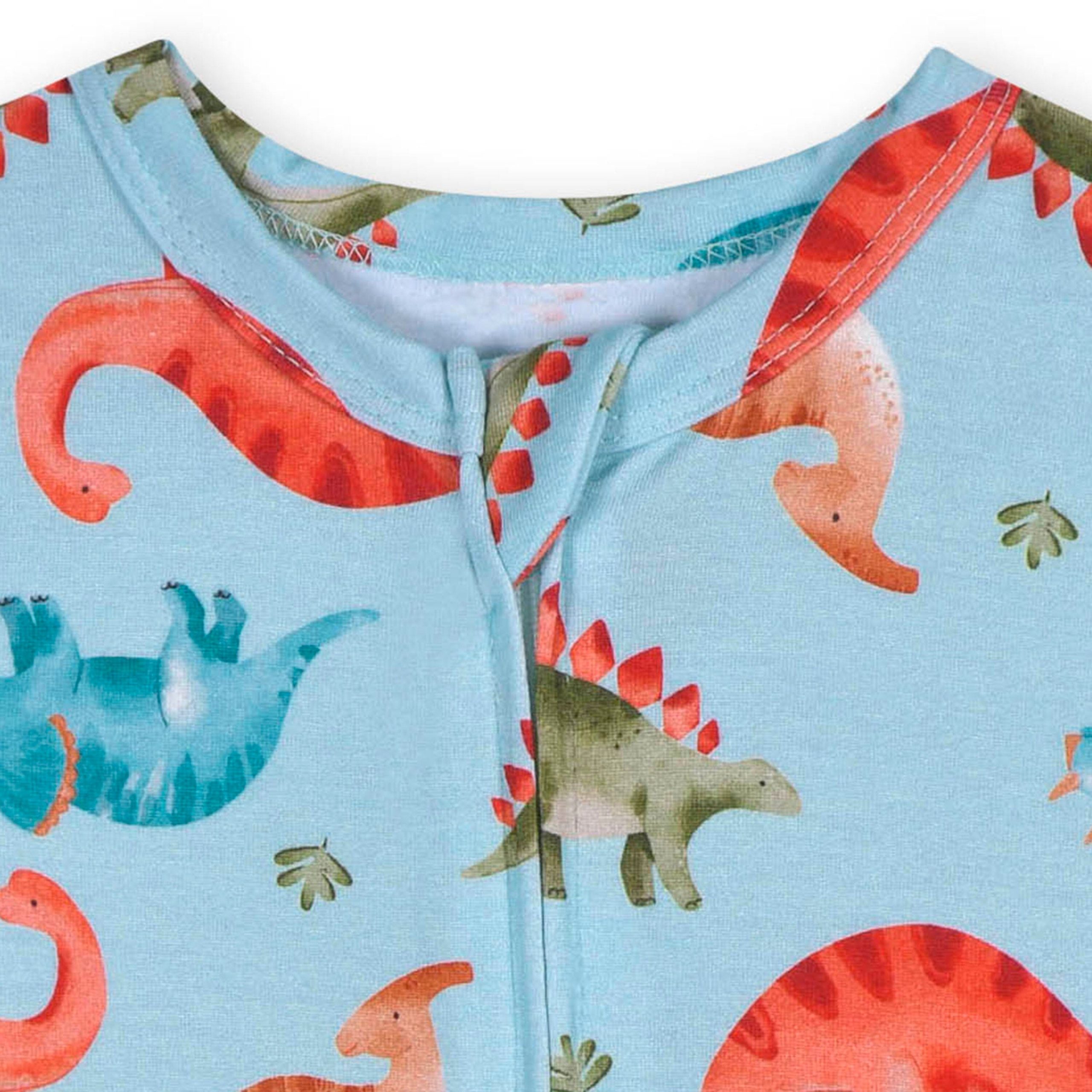 Baby Snugosaurous Buttery Soft Viscose Made from Eucalyptus Snug Fit Romper - Image 4
