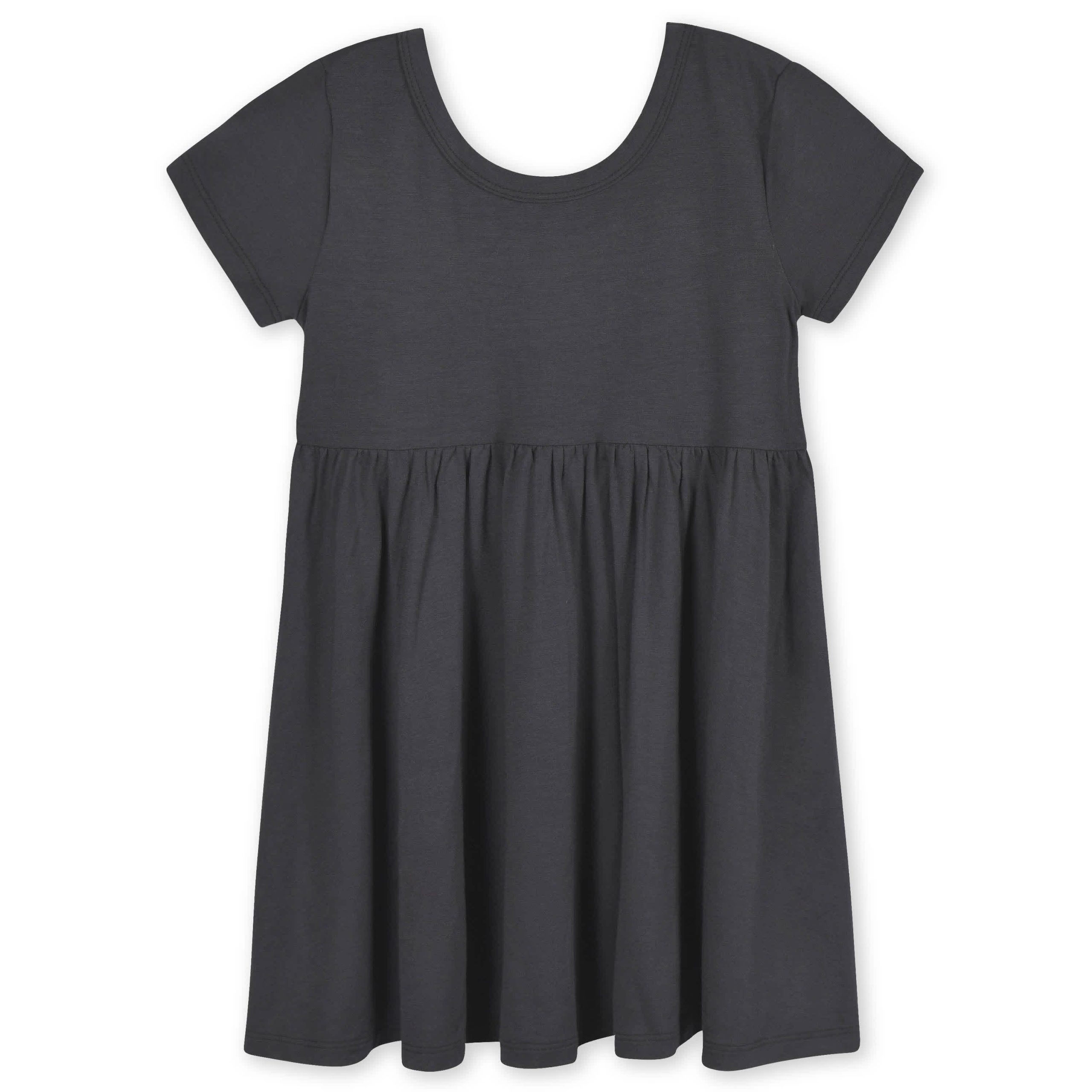 Infant & Toddler Girls Shadow Buttery Soft Viscose Made from Eucalyptus Twirl Dress - Image 2