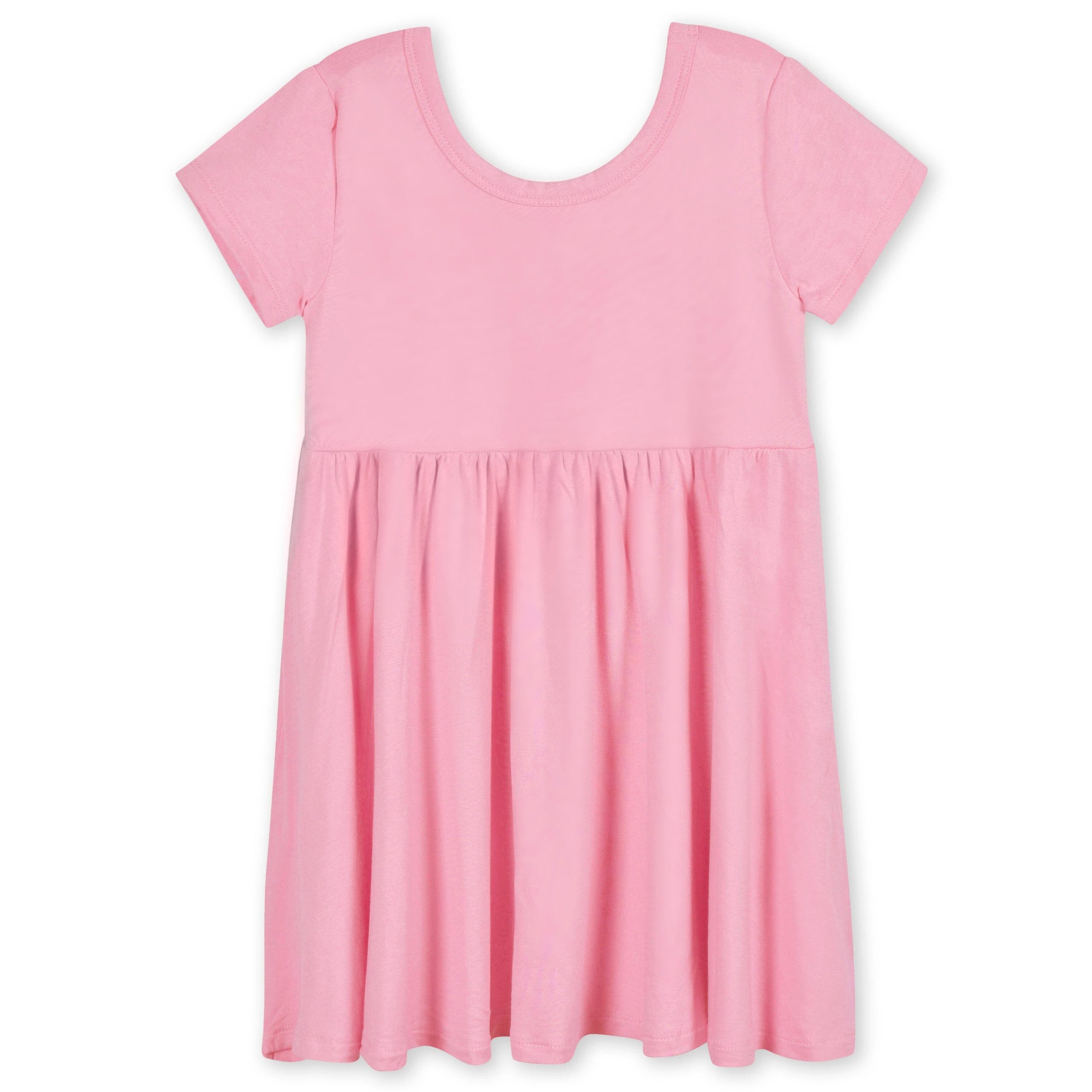 Infant & Toddler Girls Pink Lemonade Buttery Soft Viscose Made from Eucalyptus Twirl Dress - Image 2