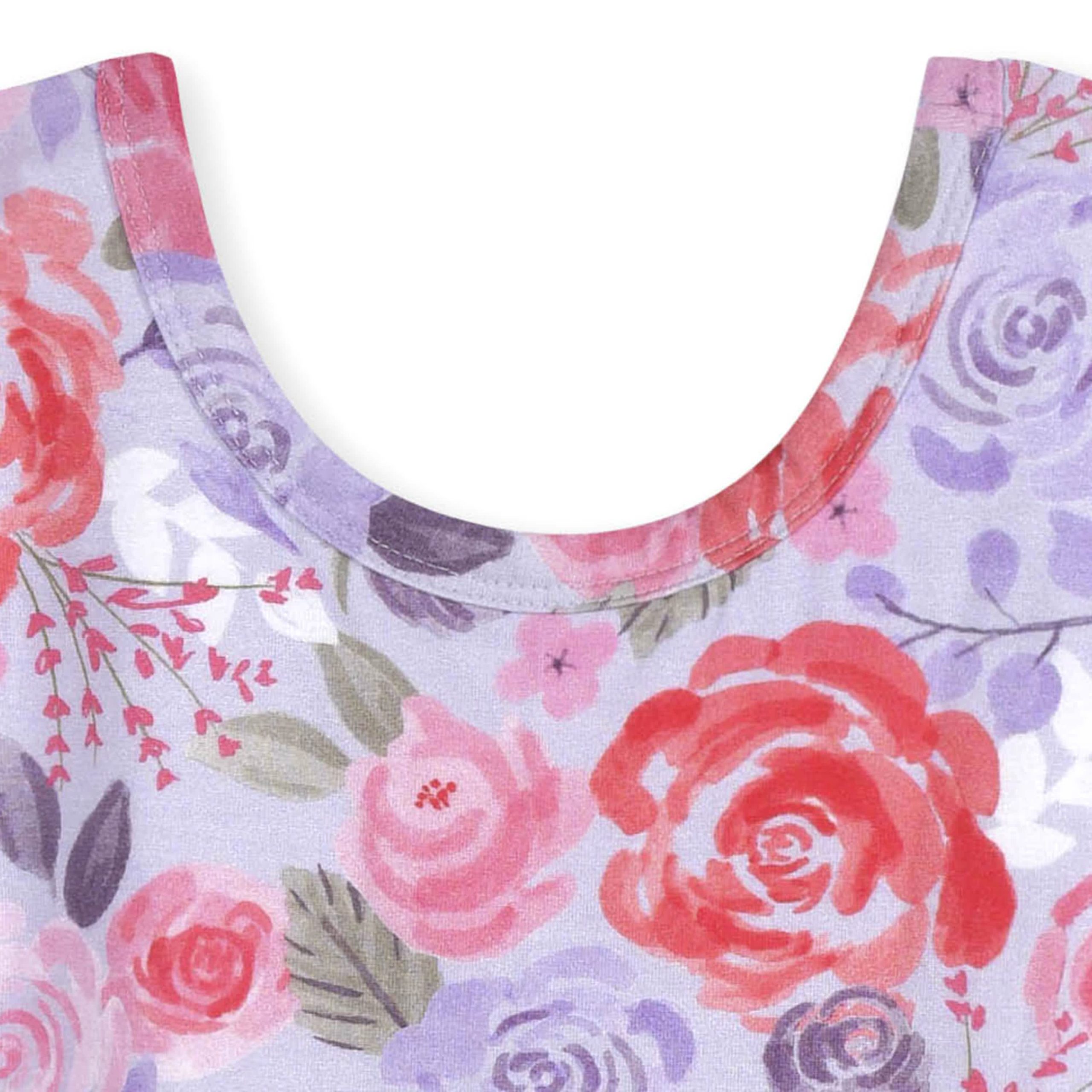 Infant & Toddler Girls Lilac Garden Buttery Soft Viscose Made from Eucalyptus Twirl Dress - Image 6