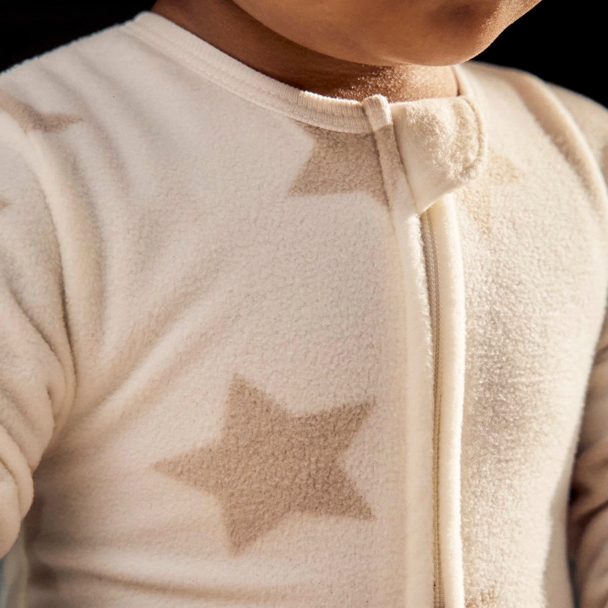 3-Pack Baby & Toddler Neutral Bears Footed Fleece Pajamas - Image 3