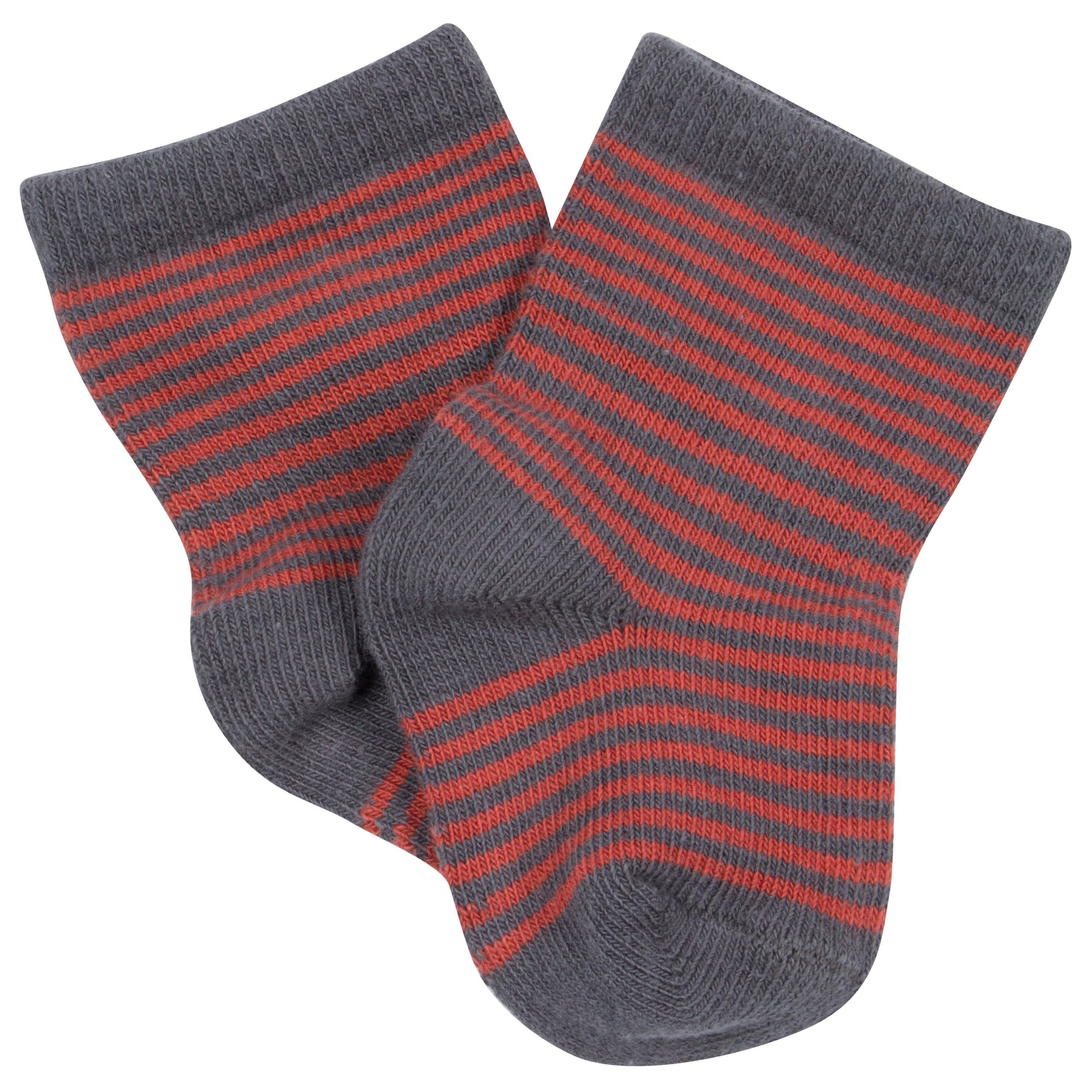 6-Pack Baby Boys Safari Wiggle Proof® Socks - Image 2