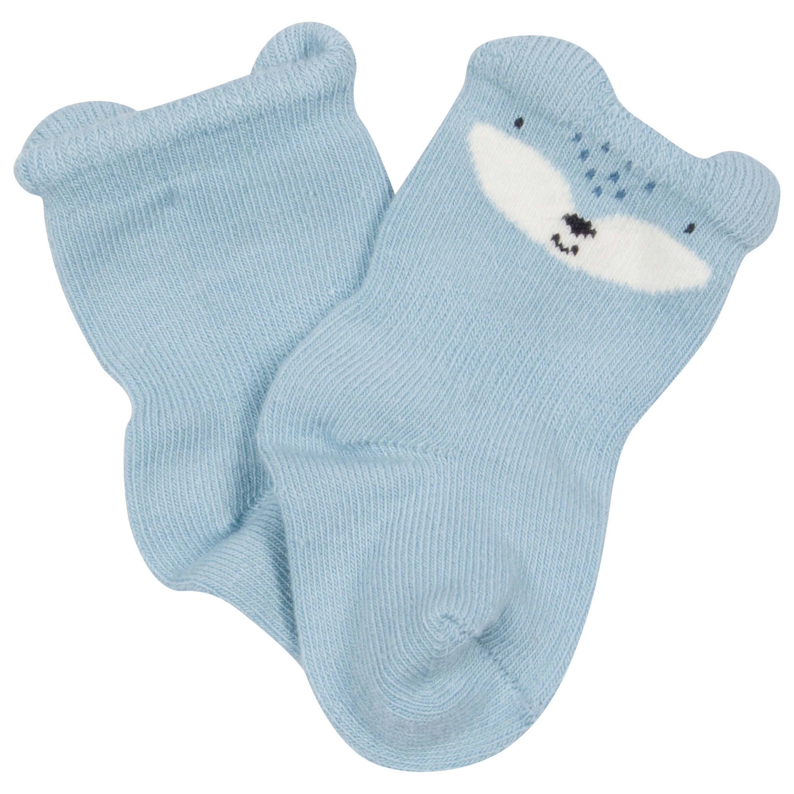 6-Pack Baby Boys Fox Wiggle Proof® Socks - Image 3