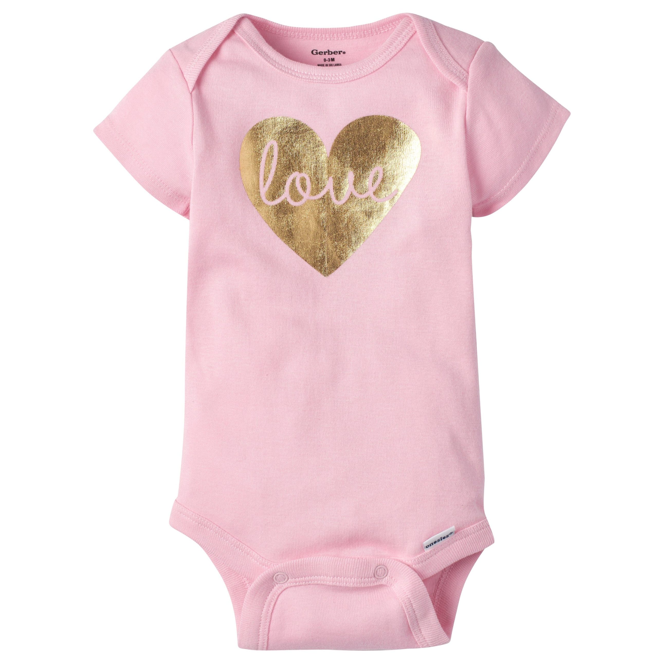 5-Pack Baby Girls Floral Short Sleeve Onesies® Bodysuits - Image 6