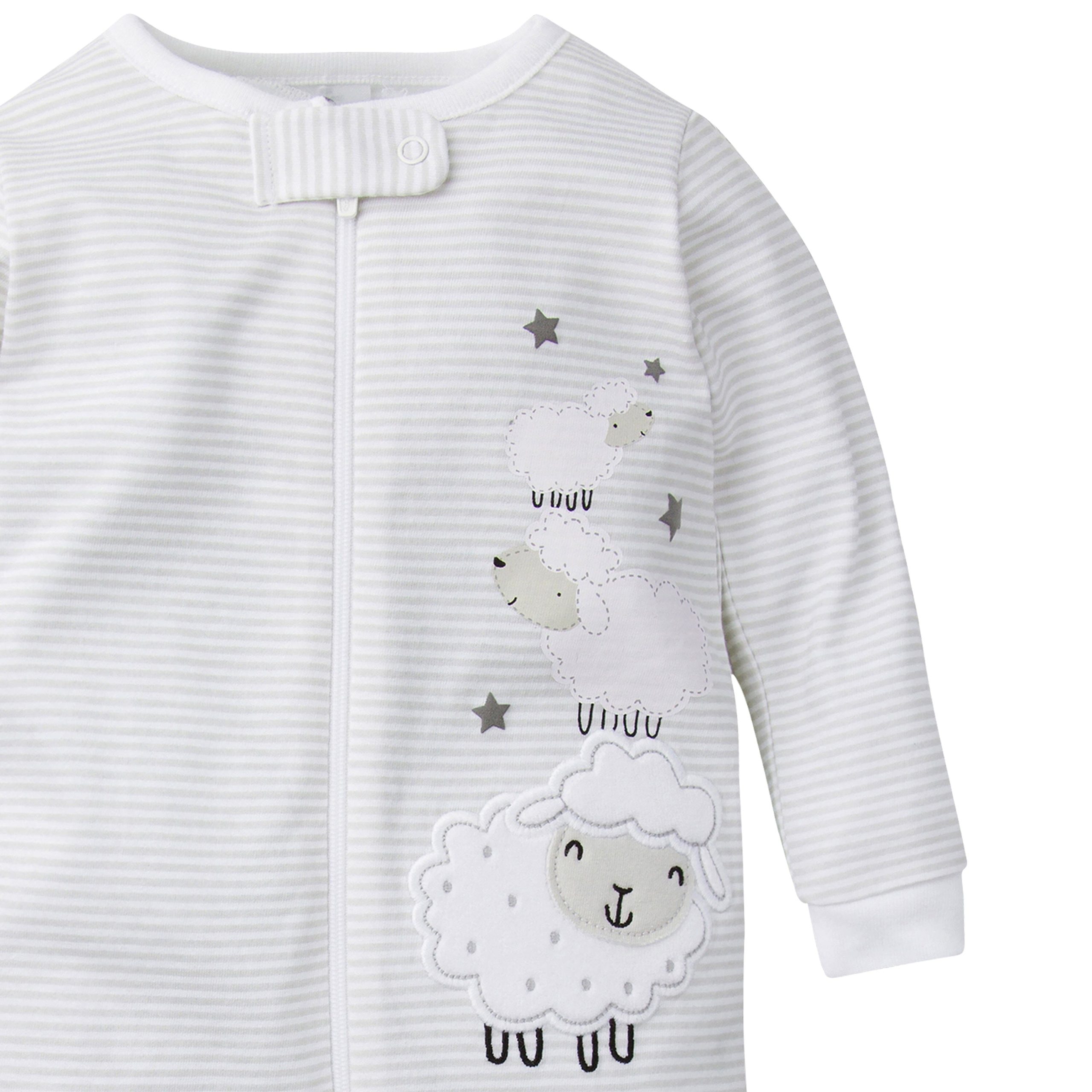 3-Pack Baby Neutral Lamb Sleep 'N Plays - Image 3