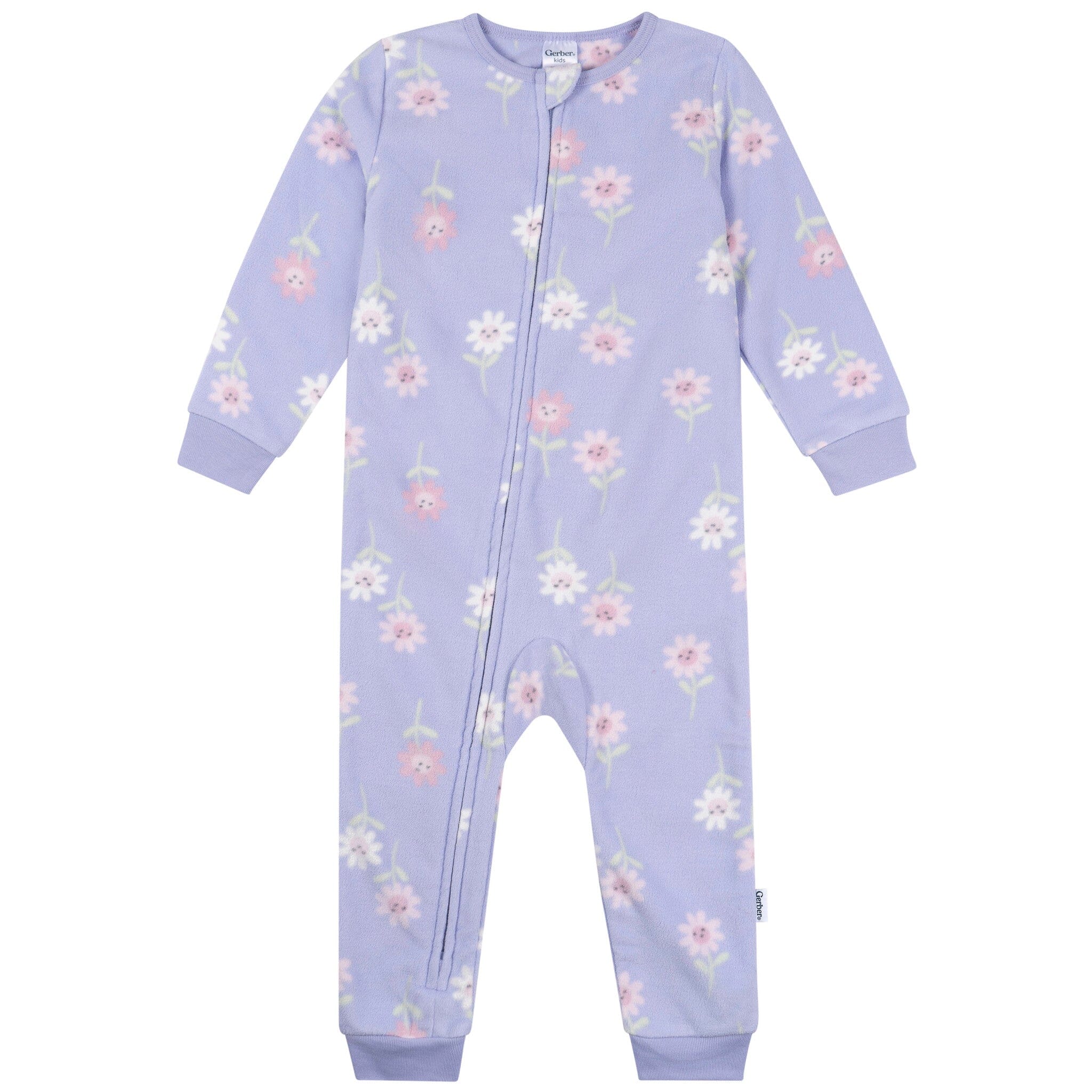 3-Pack Infant & Toddler Girls Princess Footless Fleece Pajamas - Image 7