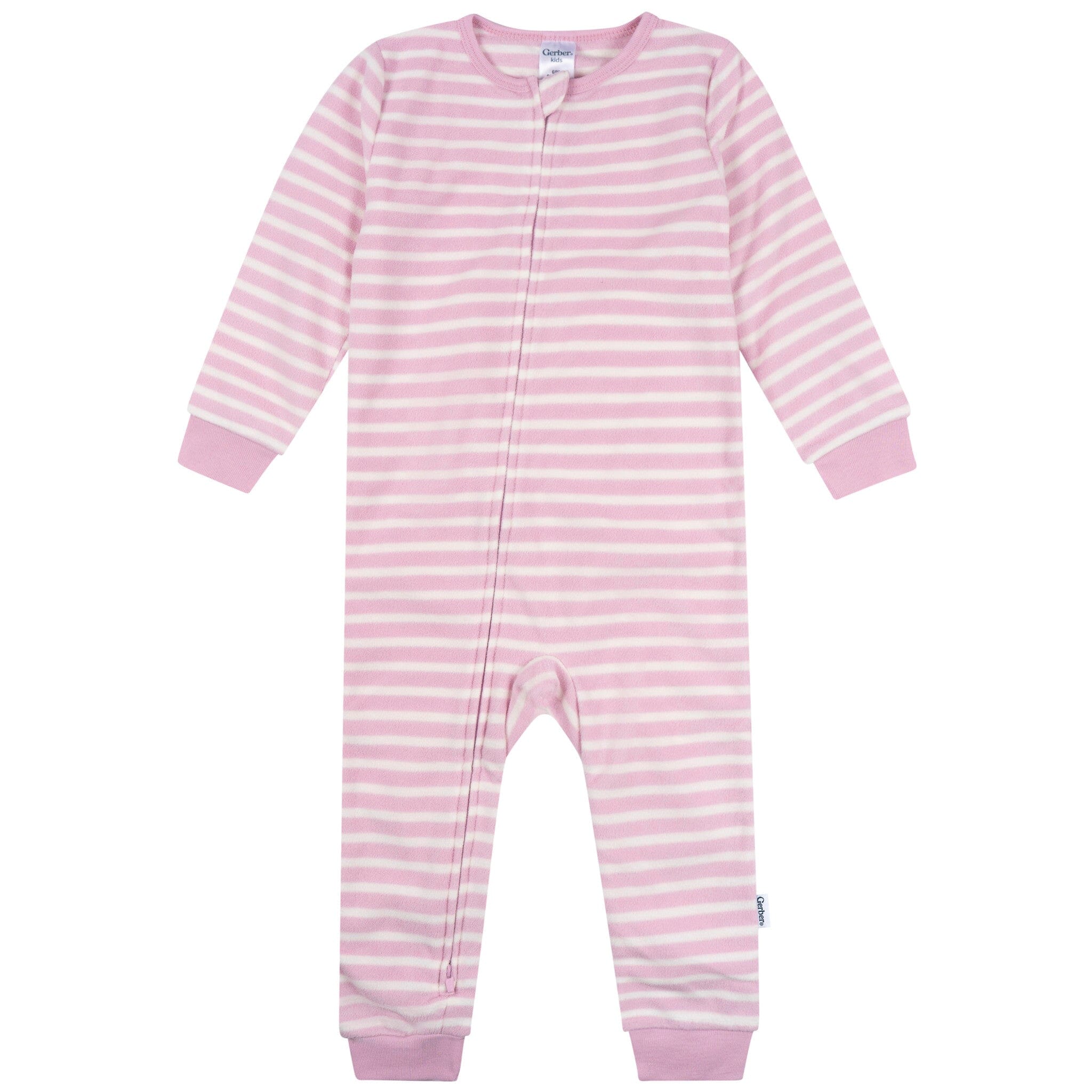 3-Pack Infant & Toddler Girls Princess Footless Fleece Pajamas - Image 8