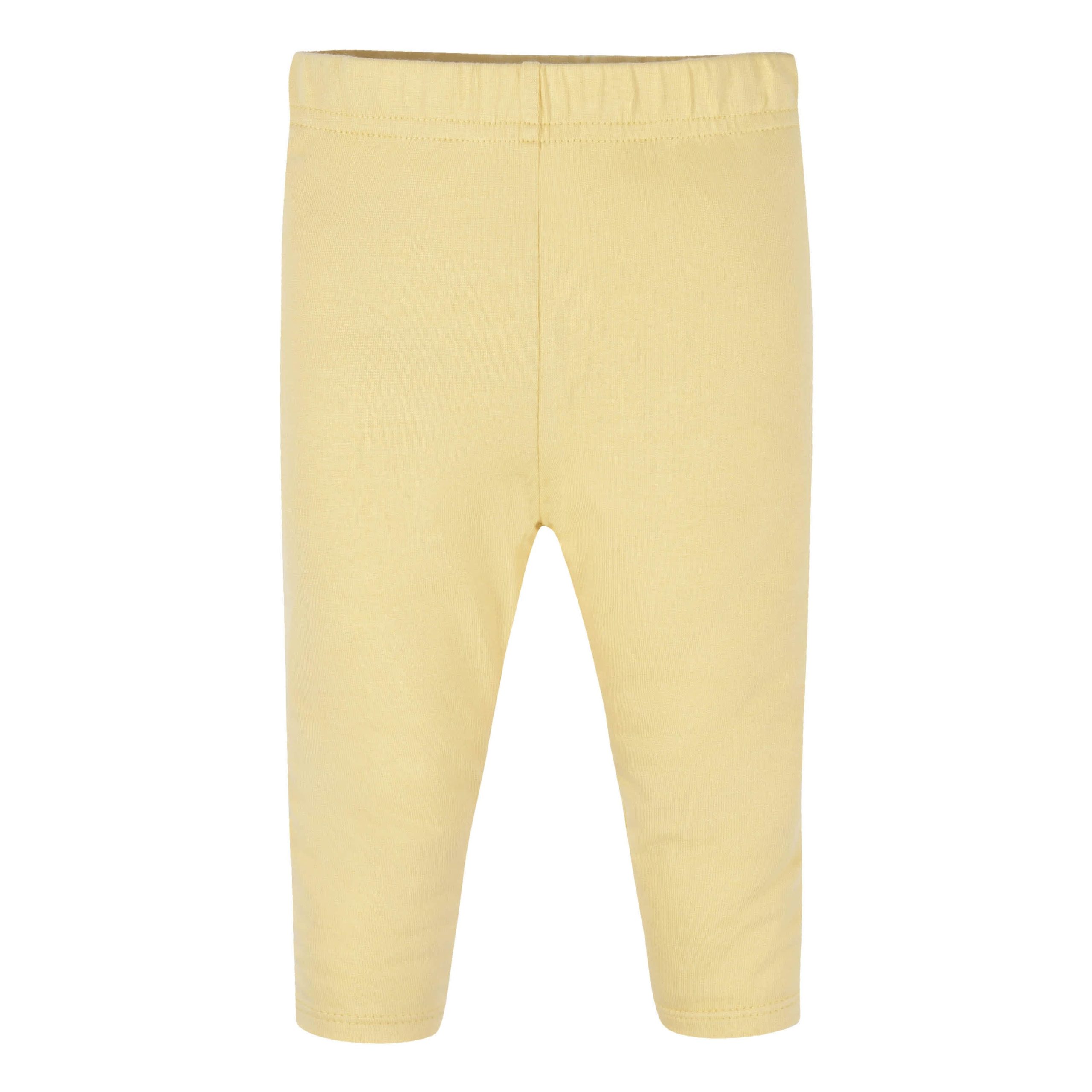 3-Piece Baby & Toddler Girls Golden Flowers French Terry Top, Tulle Tutu, & Legging Set - Image 8