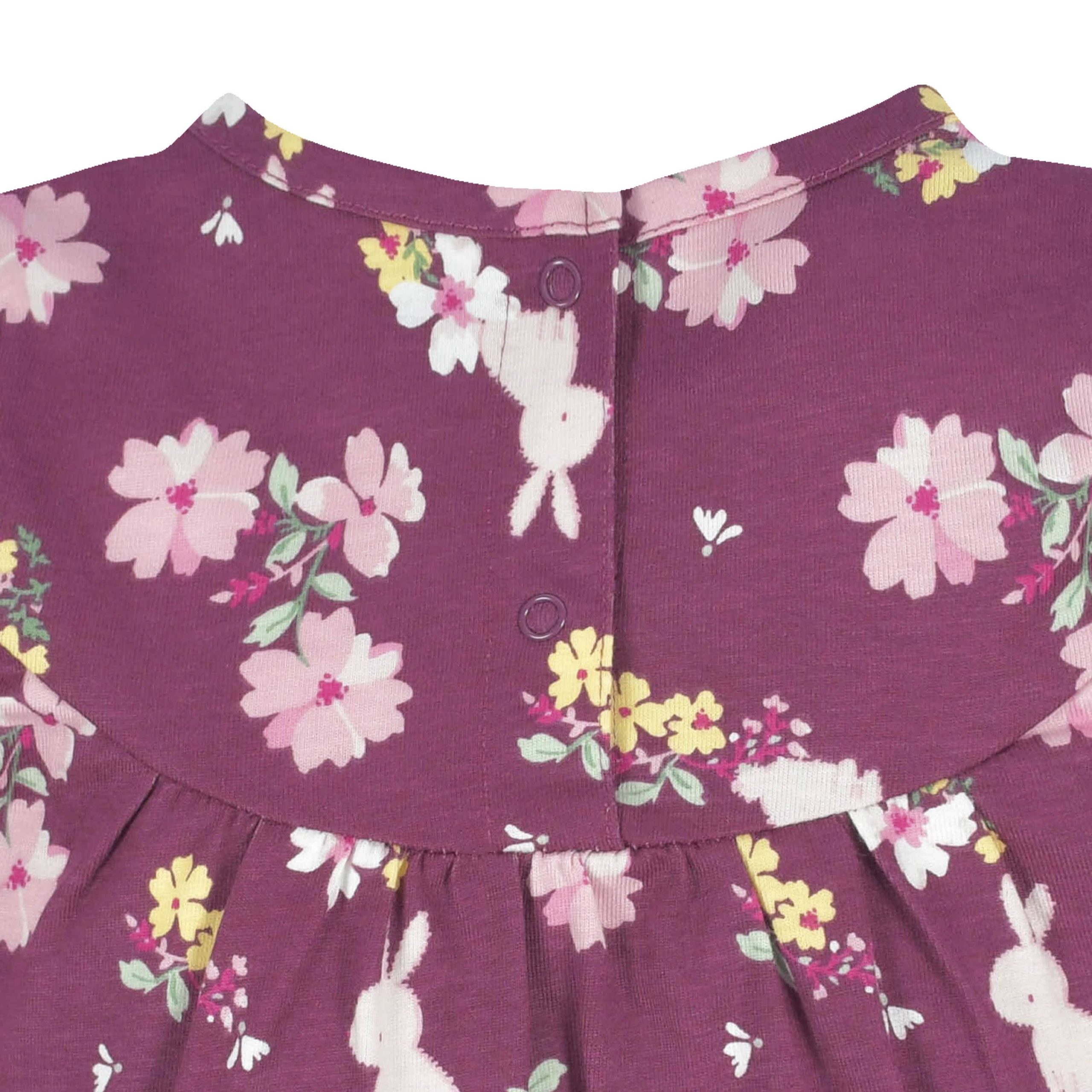 2-Piece Baby & Toddler Girls Apple Bouquets Long Sleeve Dress & Leggings Set - Image 3
