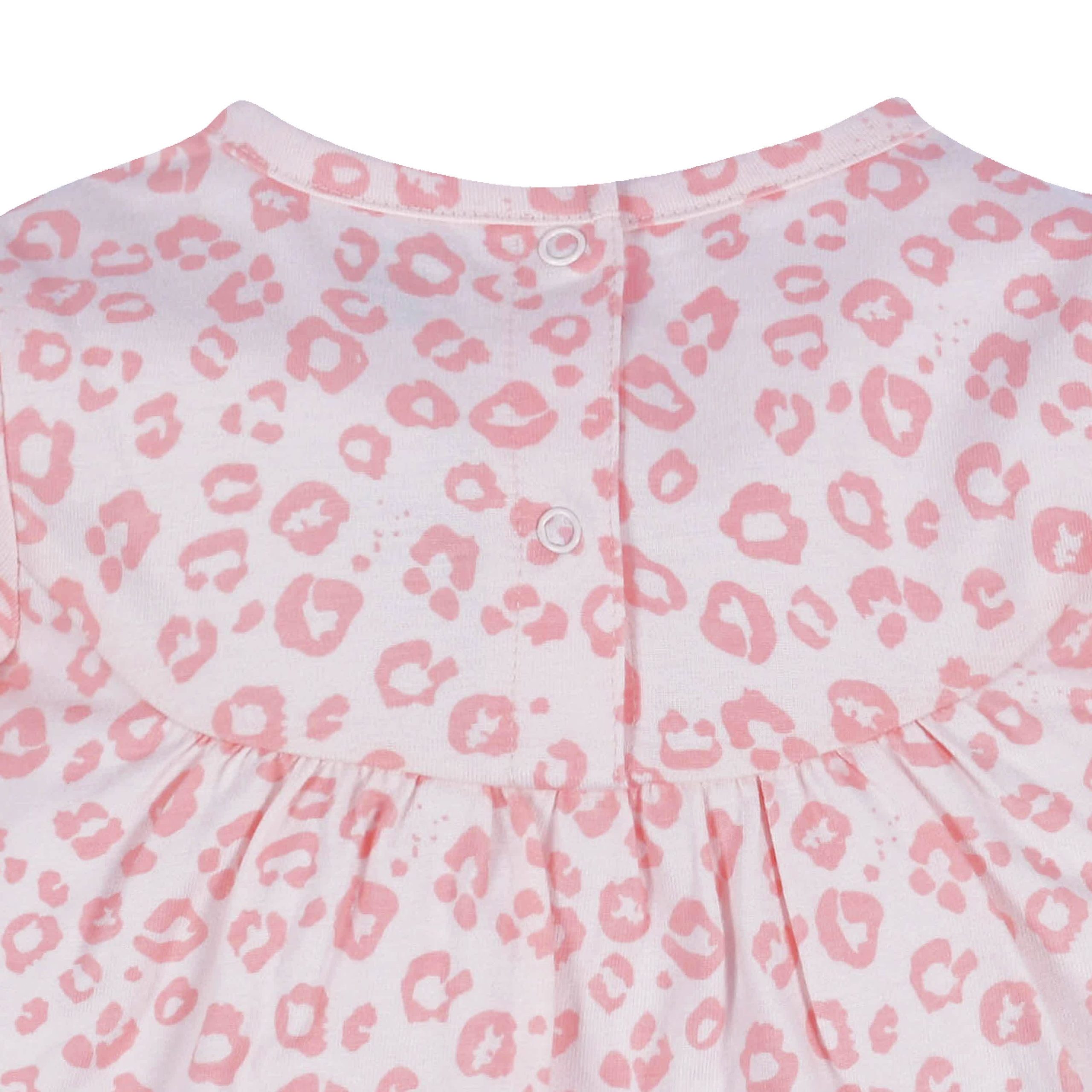 2-Piece Baby Girls Leopard Long Sleeve Dress & Leggings Set - Image 2
