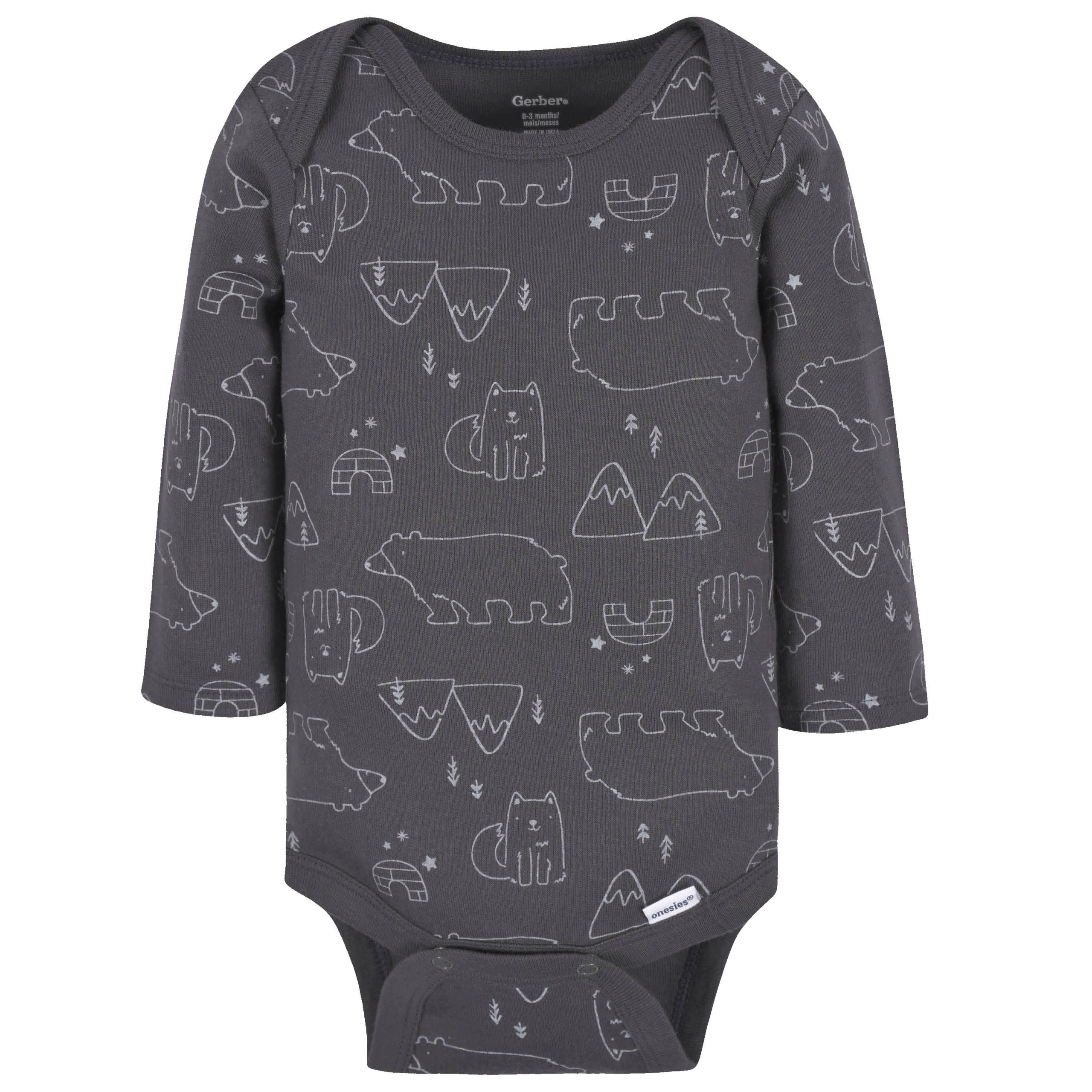 3-Pack Baby Boys Polar Pals Long Sleeve Onesies® Bodysuits - Image 6