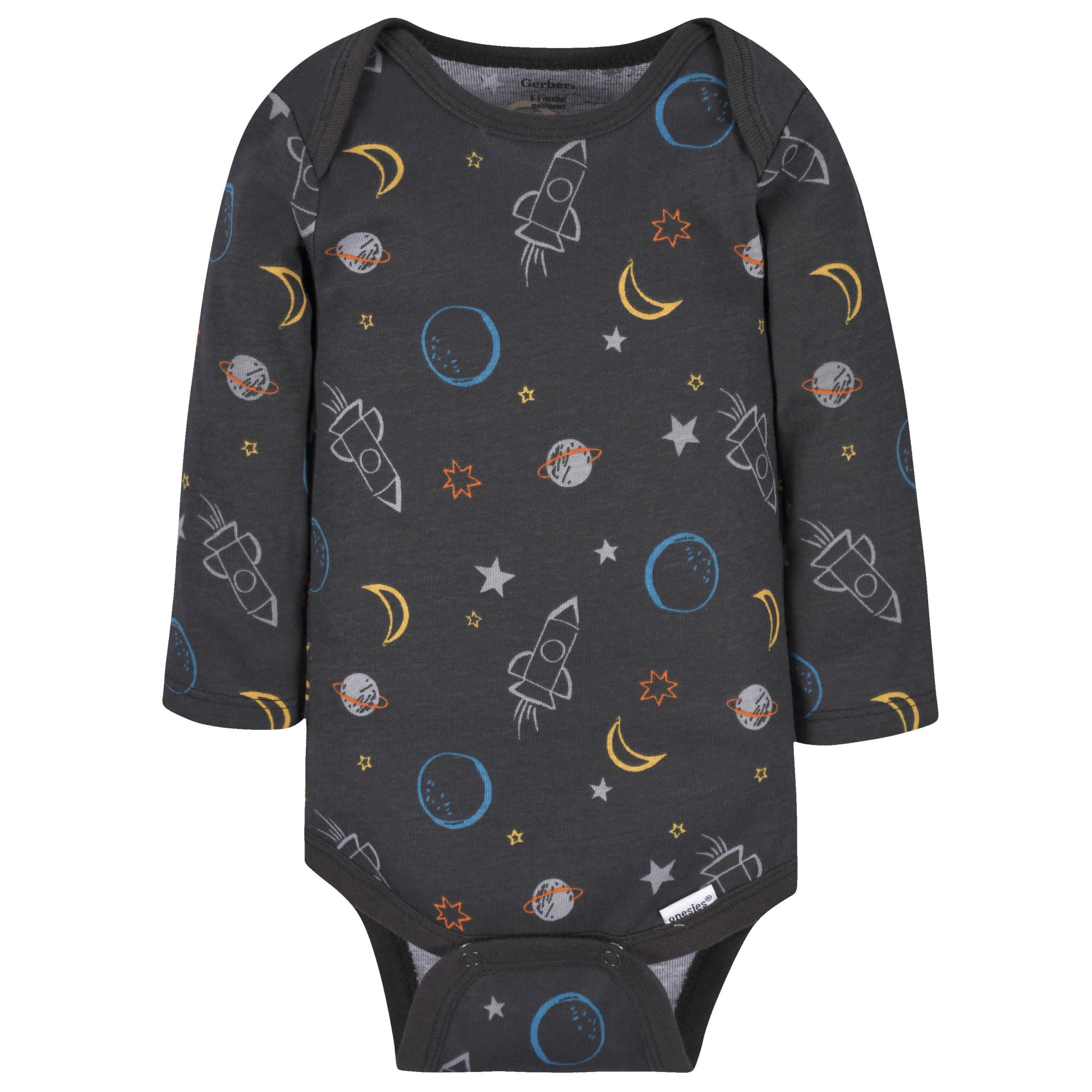3-Pack Baby Boys Big Journeys Ahead Long Sleeve Onesies® Bodysuits - Image 6