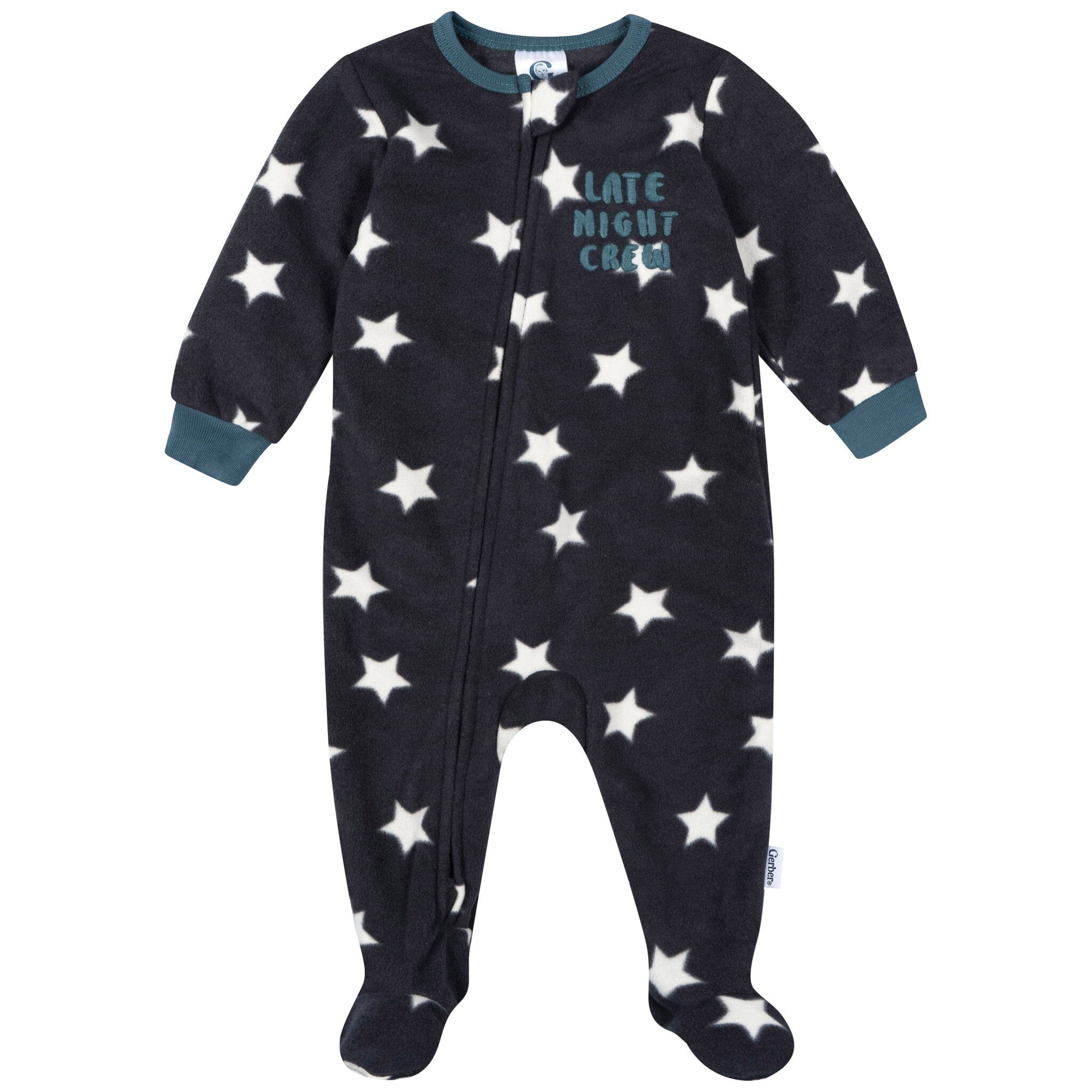 3-Pack Baby & Toddler Boys Stars Footed Fleece Pajamas - Image 6