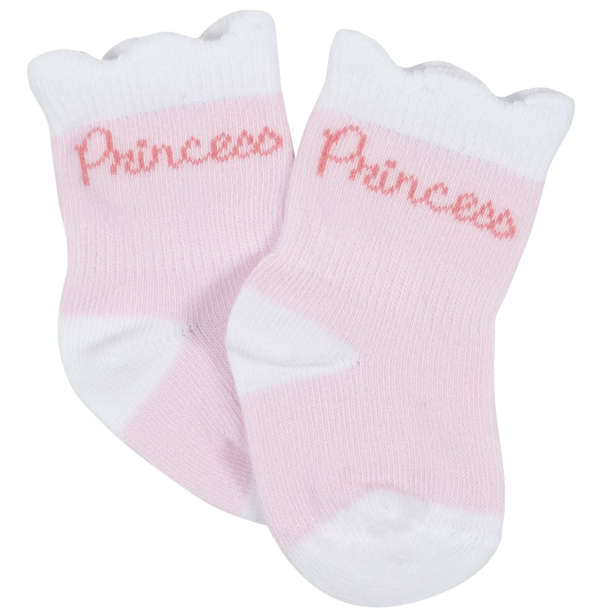 10-Pack Baby Girls Fairy Tale & White Wiggle Proof® Socks - Image 5