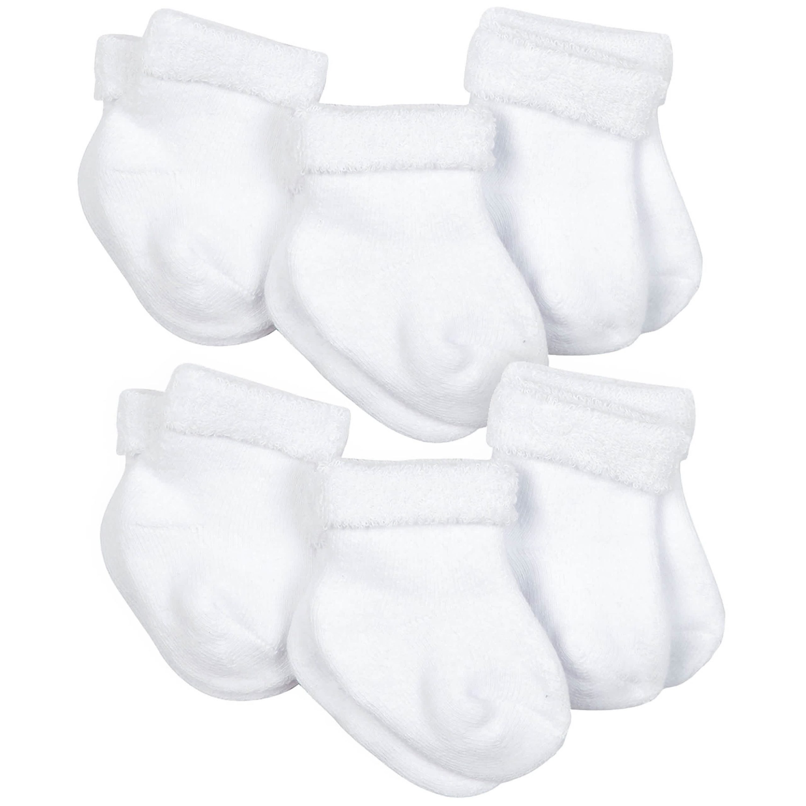10-Pack Baby Girls Love You & White Wiggle Proof® Socks - Image 7