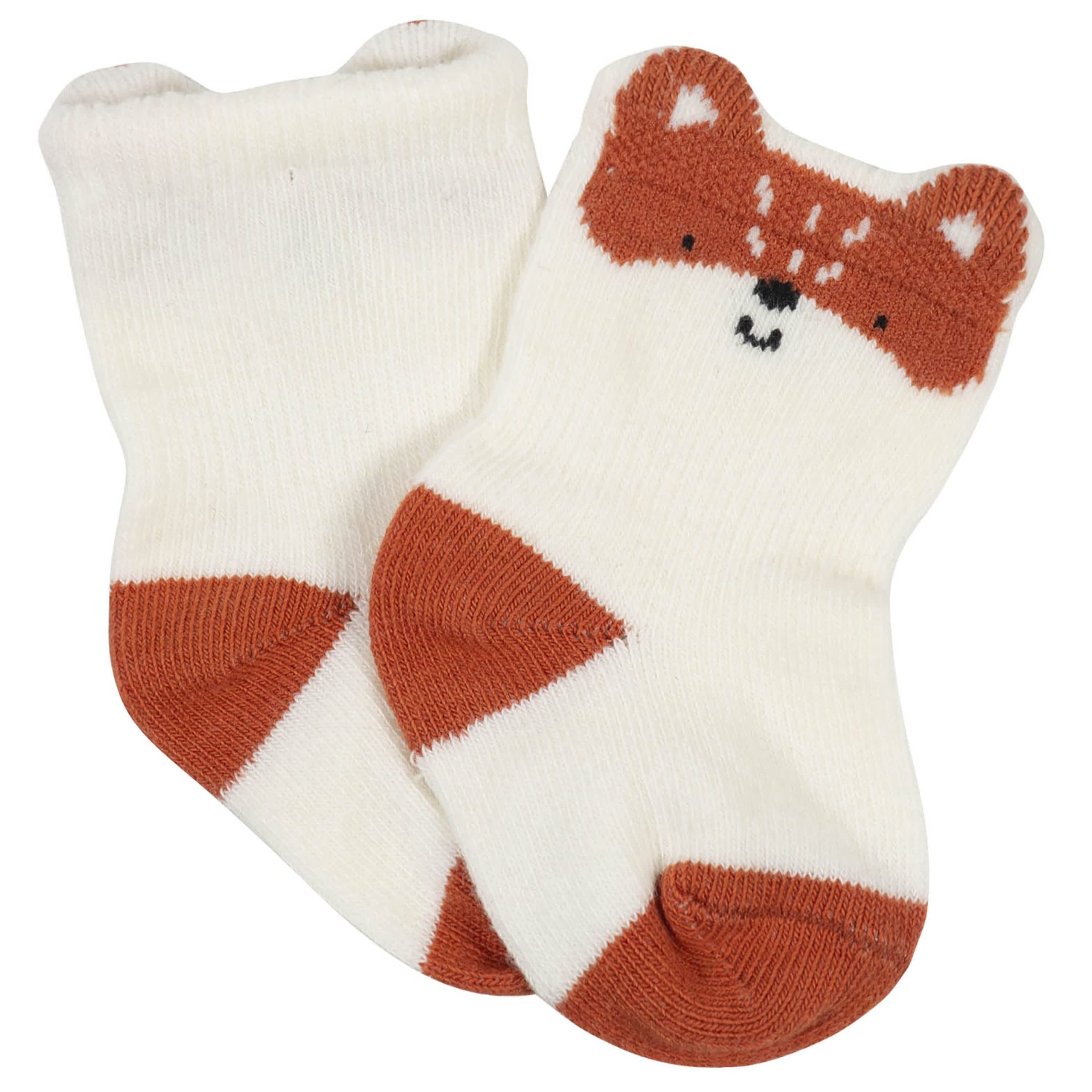 10-Pack Baby Boys Camping & White Wiggle Proof® Socks - Image 5