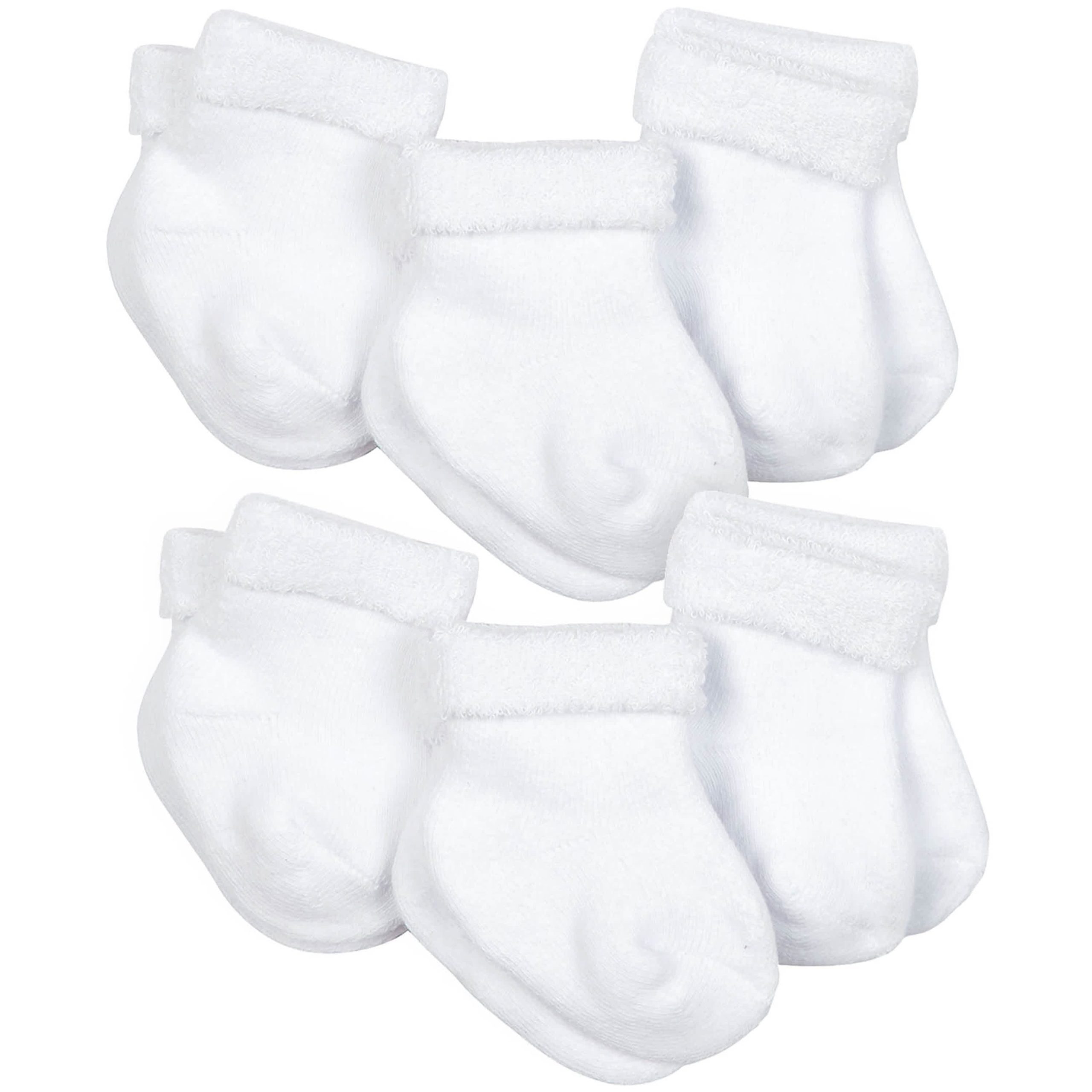 10-Pack Baby Boys Camping & White Wiggle Proof® Socks - Image 7