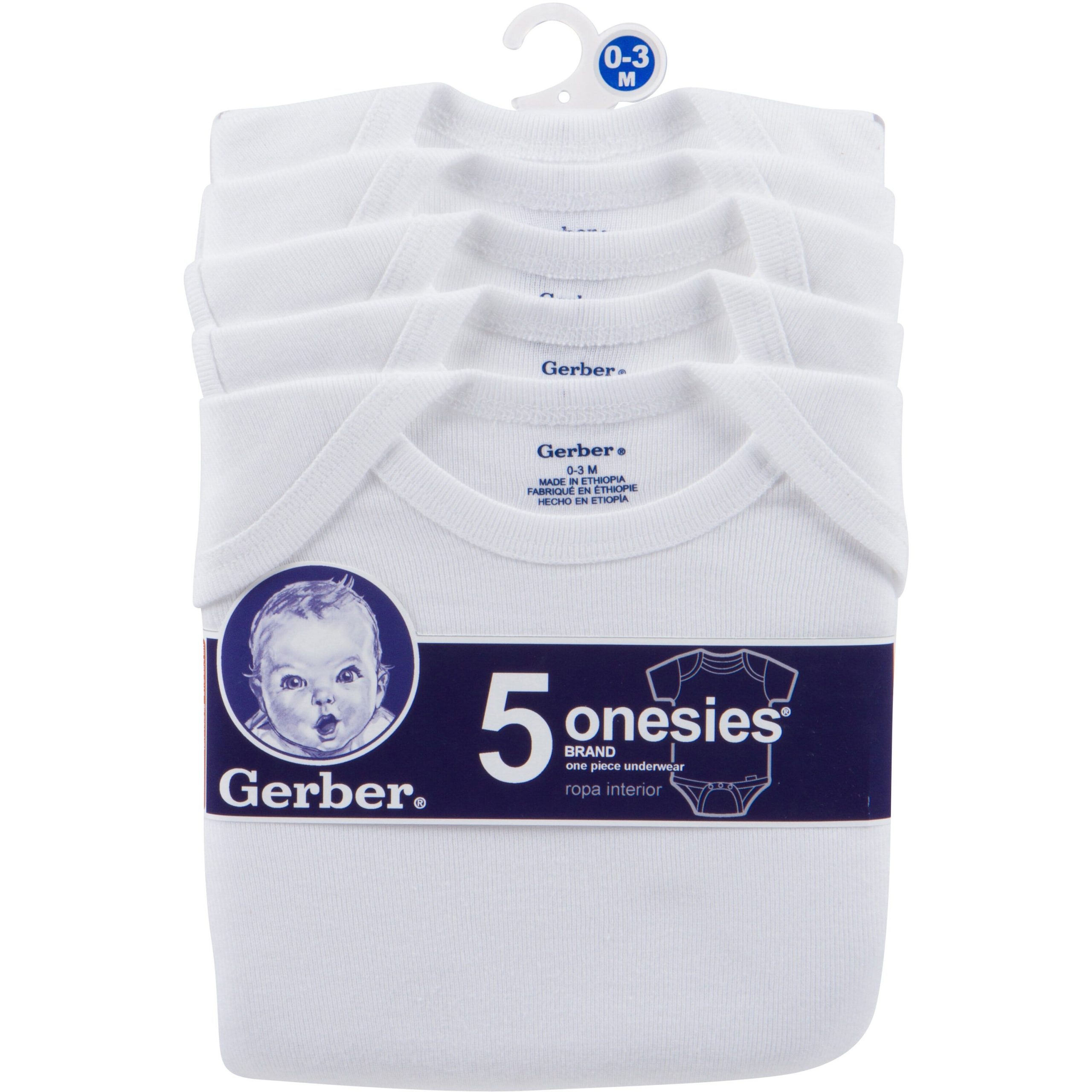 5-Pack Short Sleeve Onesies® Bodysuits - Image 3