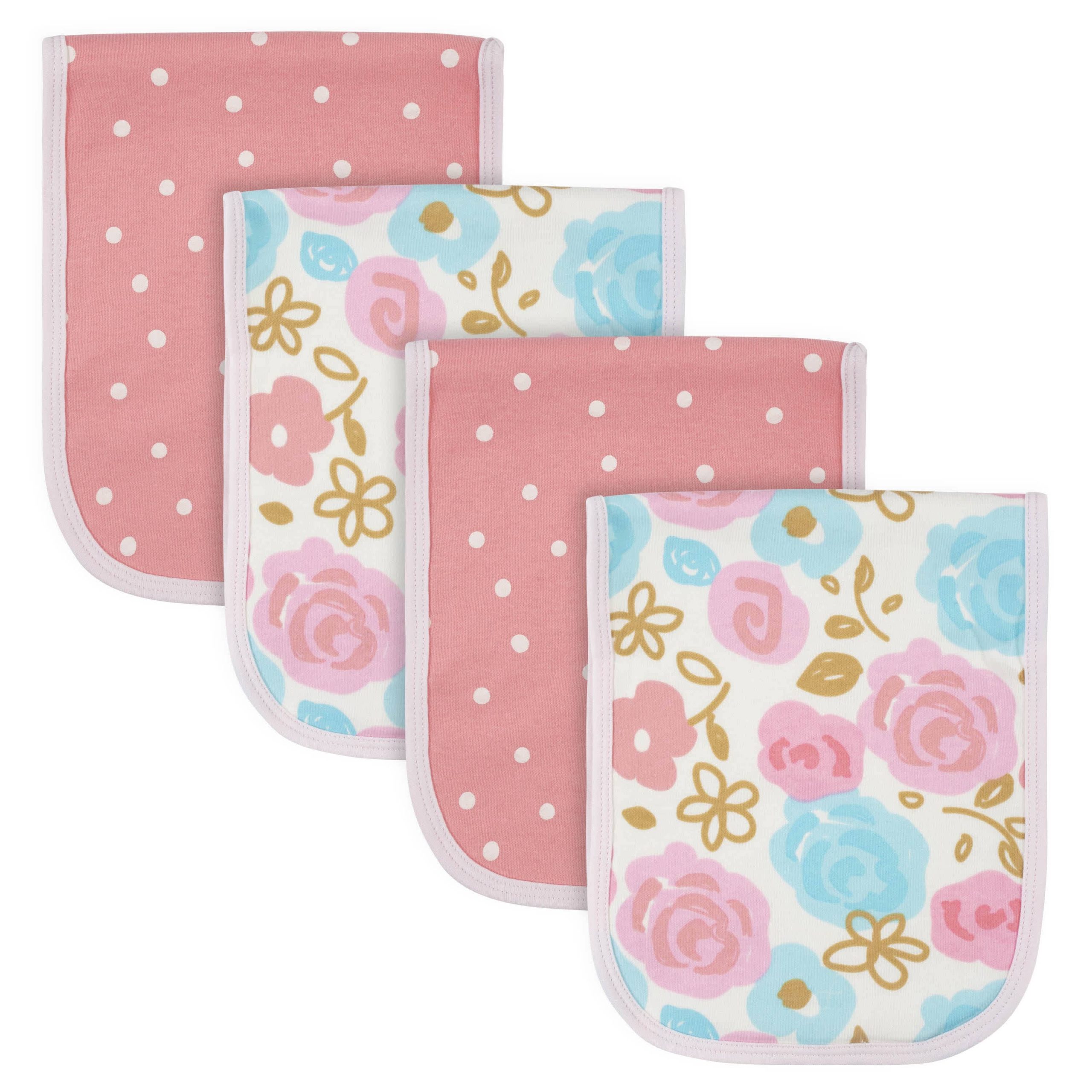 21-Piece Baby Girls Princess Terry Bib, Burpcloth, Mittens, Cap and Bootie Sock Set - Image 4