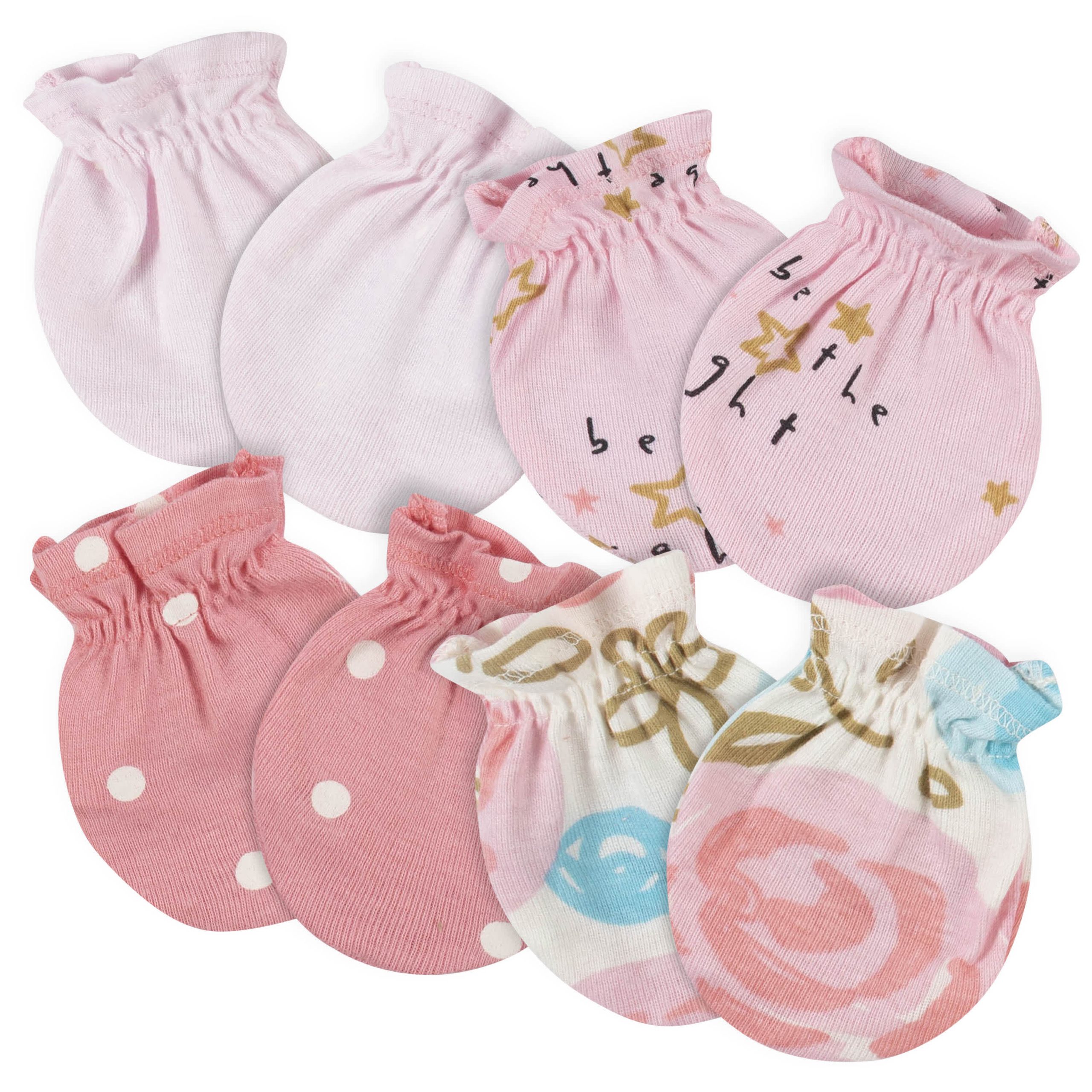 21-Piece Baby Girls Princess Terry Bib, Burpcloth, Mittens, Cap and Bootie Sock Set - Image 6