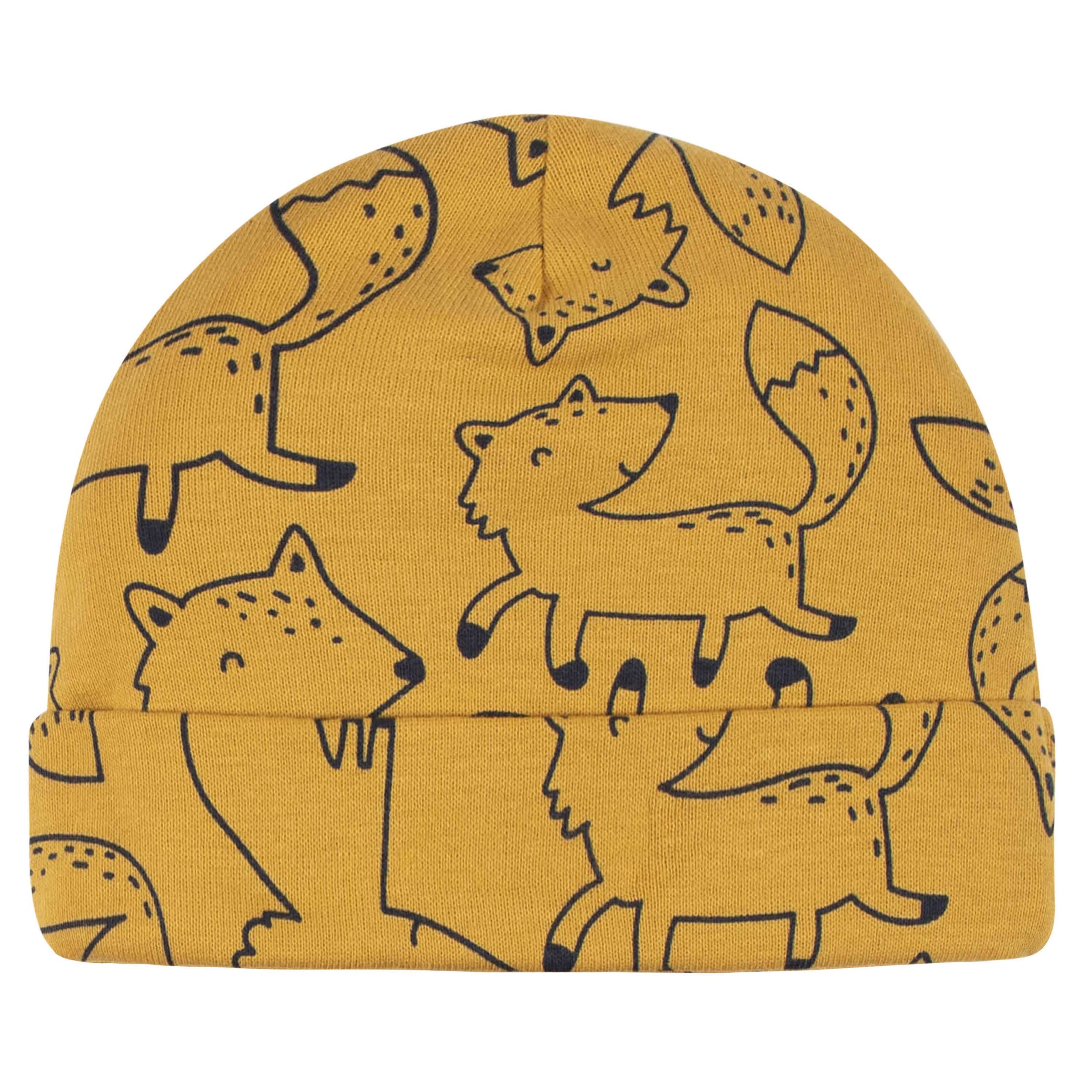 21-Piece Baby Boys Fox Terry Bib, Burpcloth, Mittens, Cap and Bootie Sock Set - Image 8