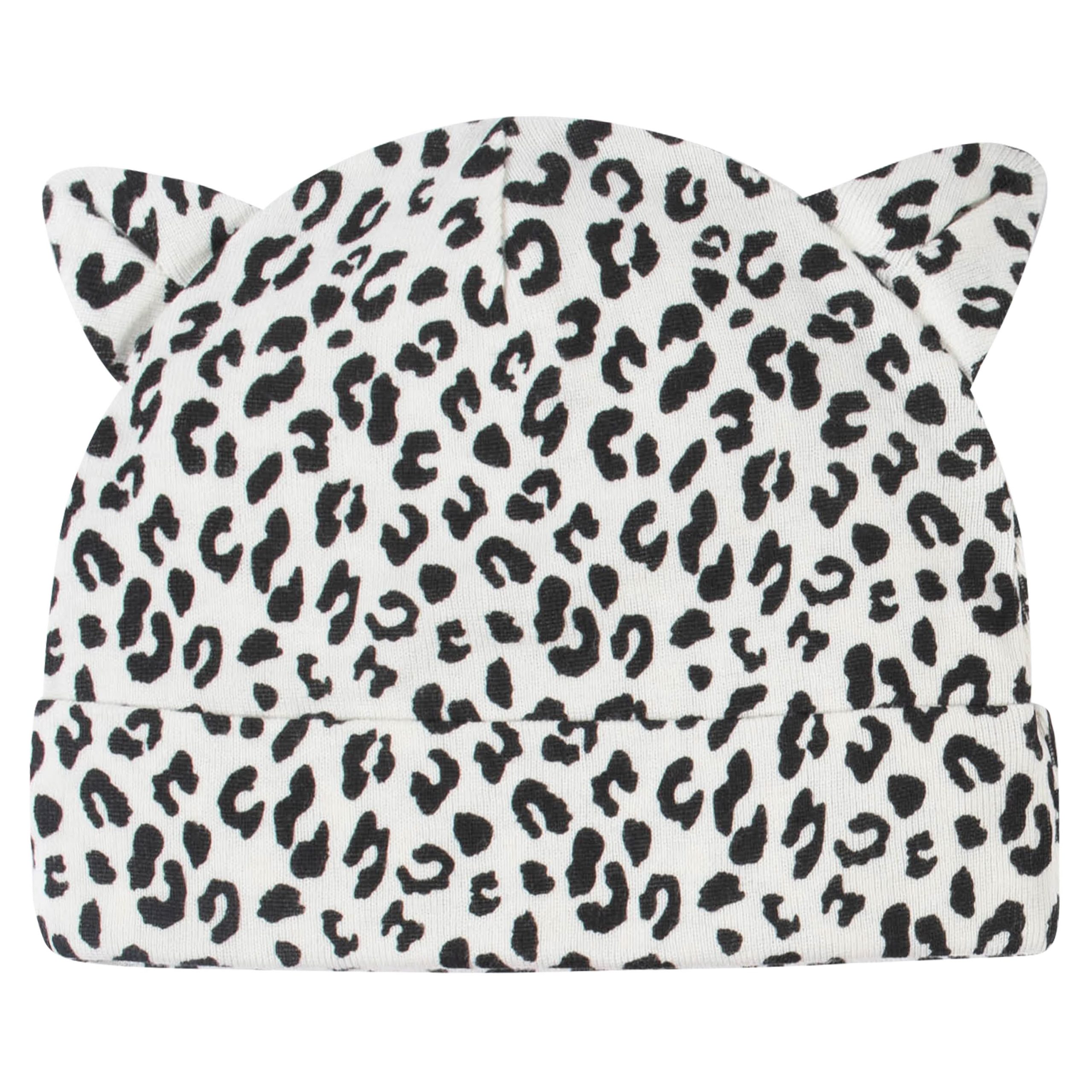 18-Piece Baby Girls Leopard Onesies® Bodysuit, Mitten, Cap, & Sock Set - Image 5