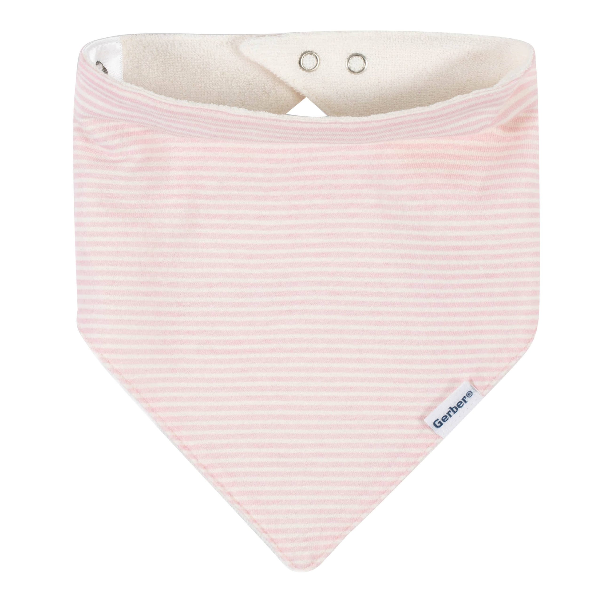4-Pack Baby Girls Fox Bandana Bibs - Image 4