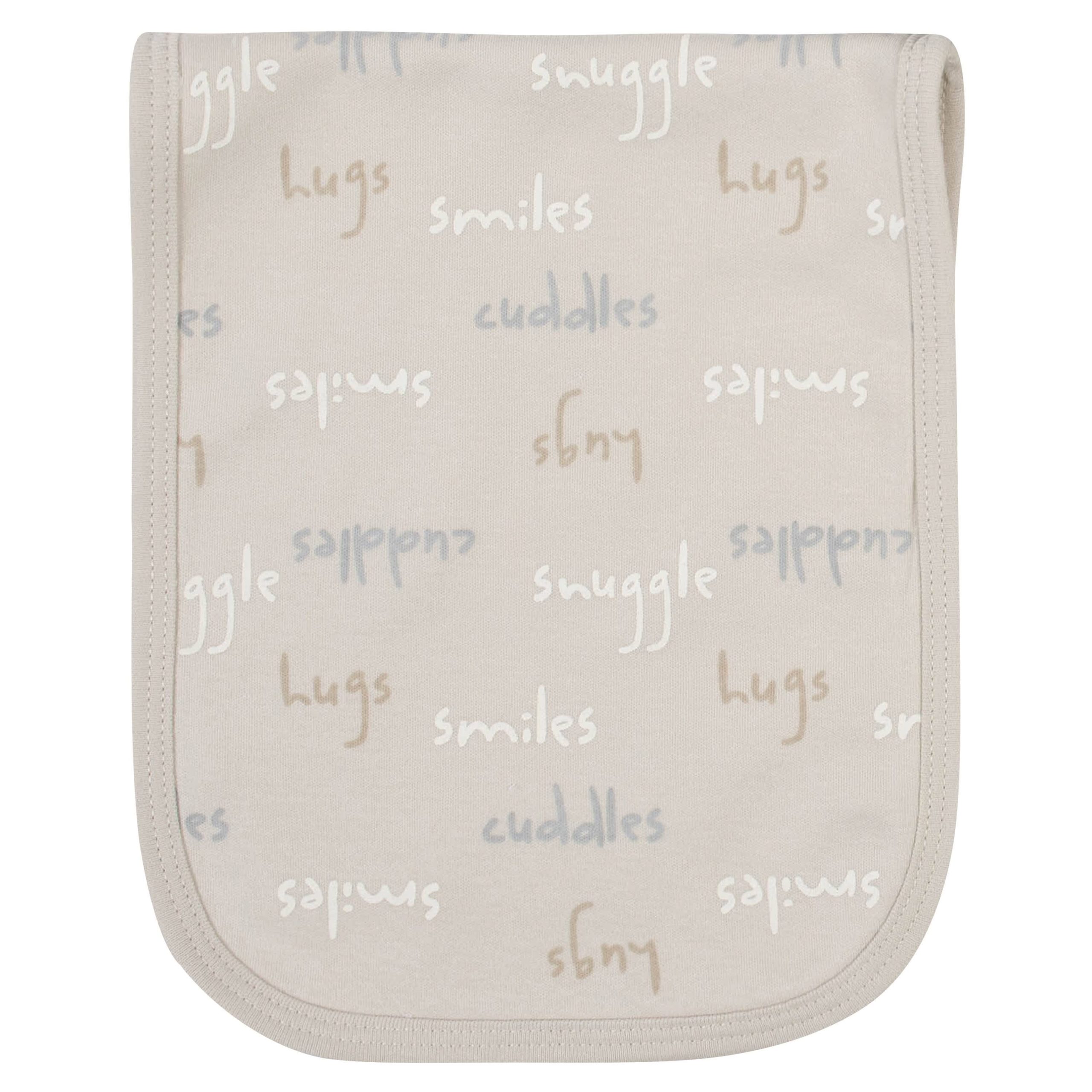 4-Pack Baby Neutral Safari Terry Burp Cloths - Image 4