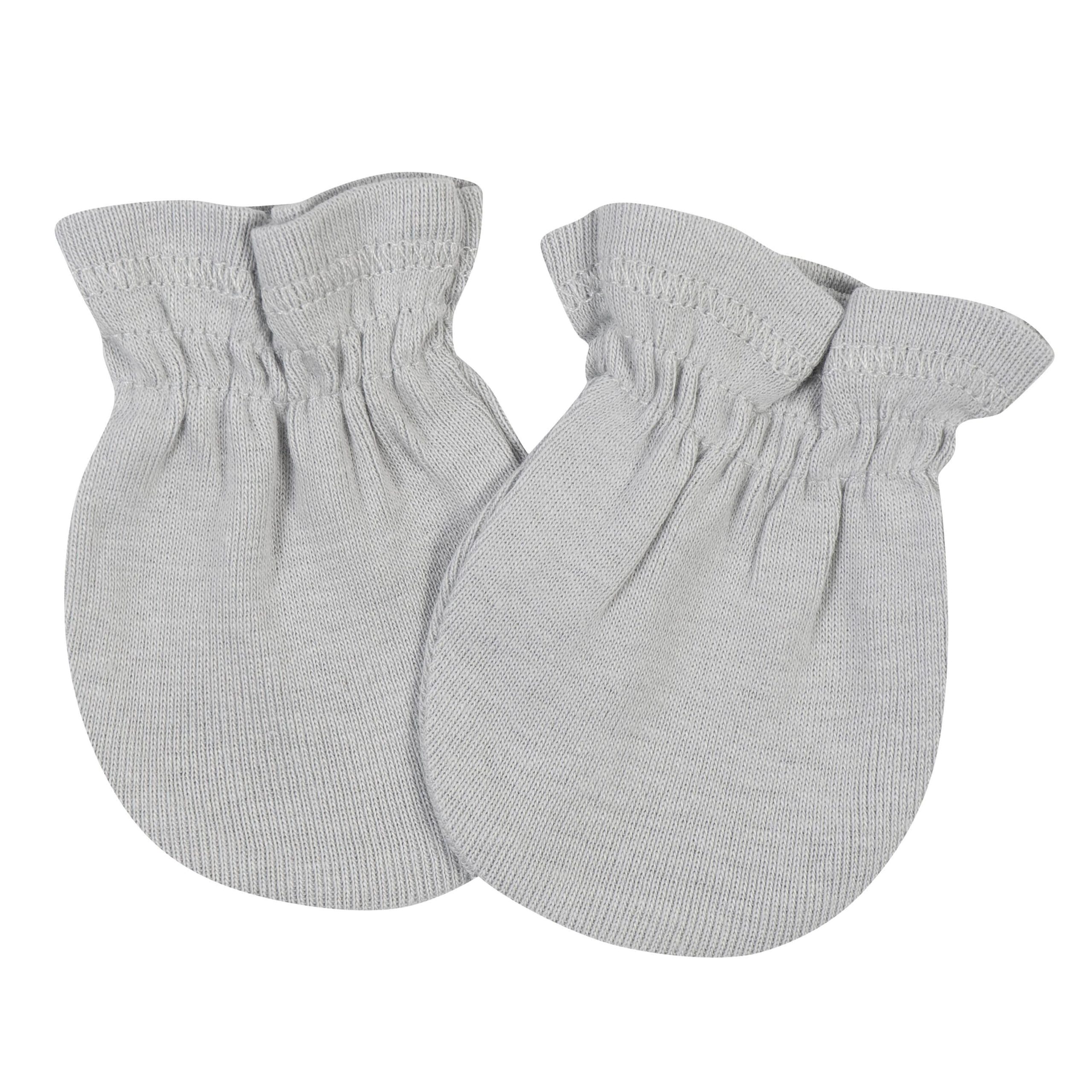 3-Pack Baby Neutral Safari No Scratch Mittens - Image 3