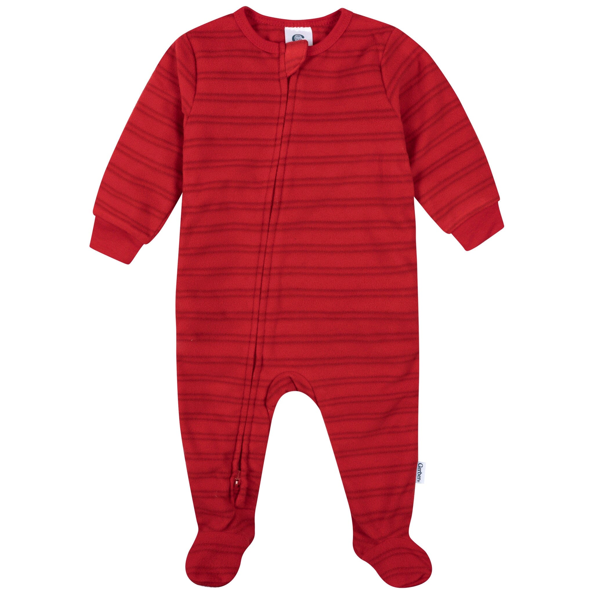 2-Pack Baby & Toddler Neutral Santas Footed Fleece Pajamas - Image 5