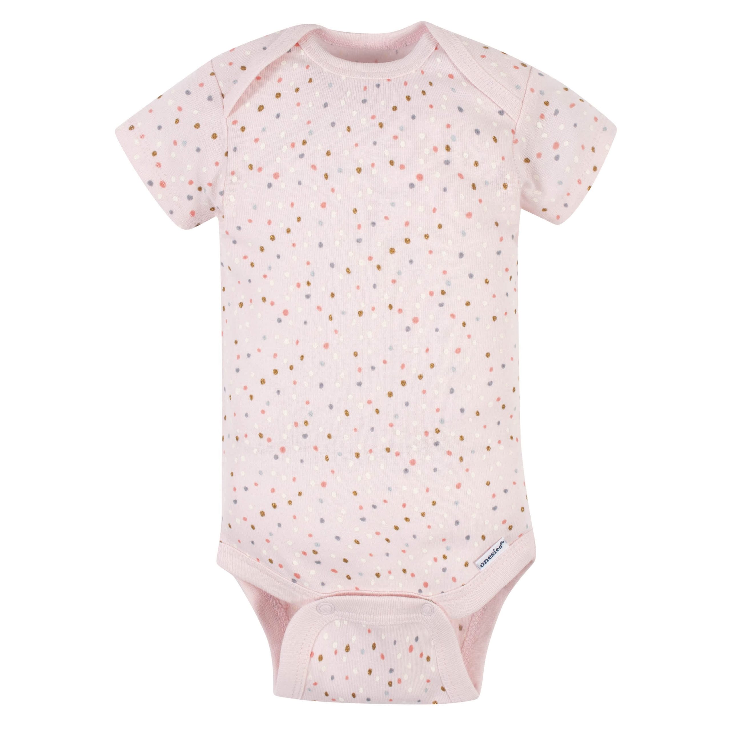 5-Pack Baby Girls Ballerina Short Sleeve Onesies® Bodysuits - Image 5