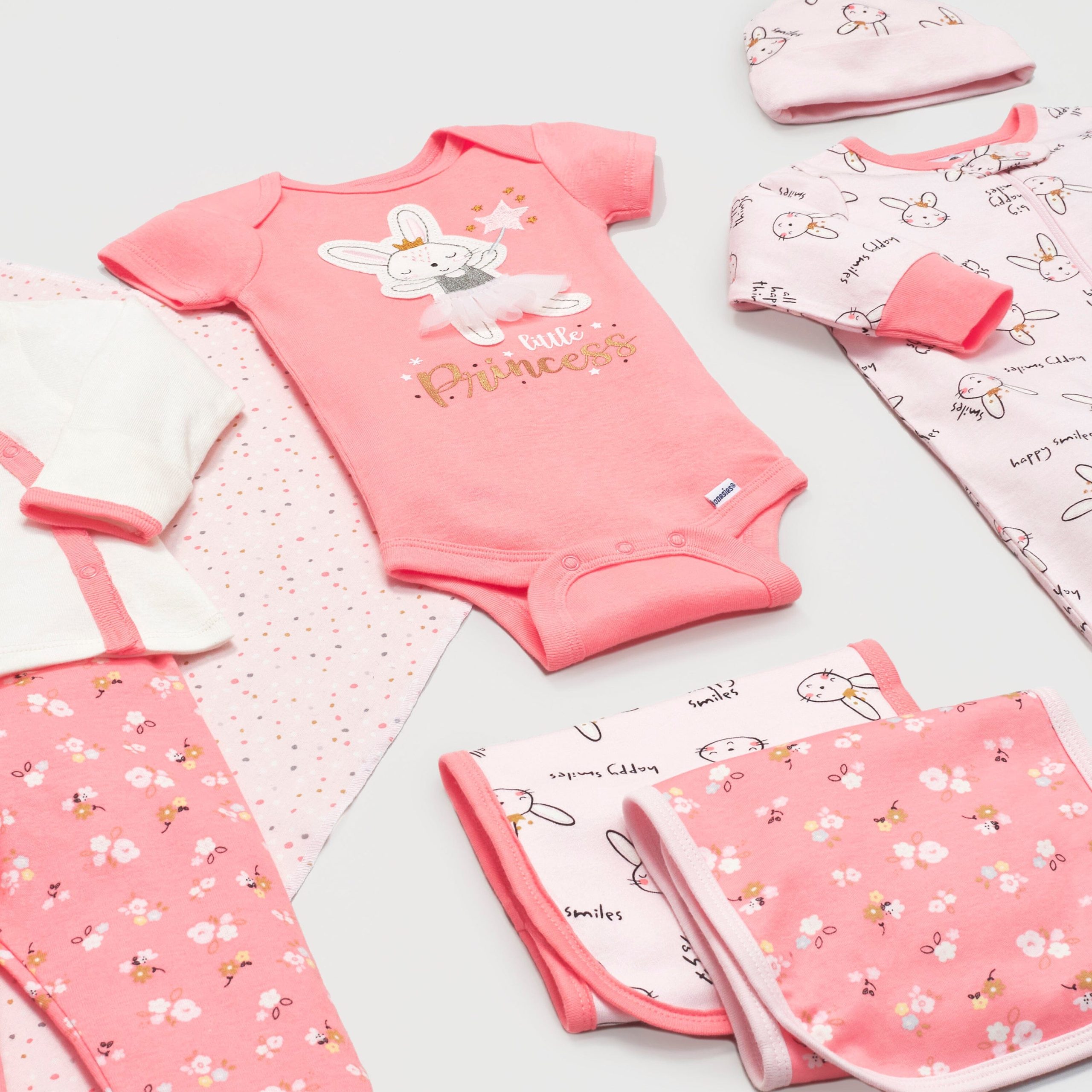 5-Pack Baby Girls Ballerina Short Sleeve Onesies® Bodysuits - Image 7