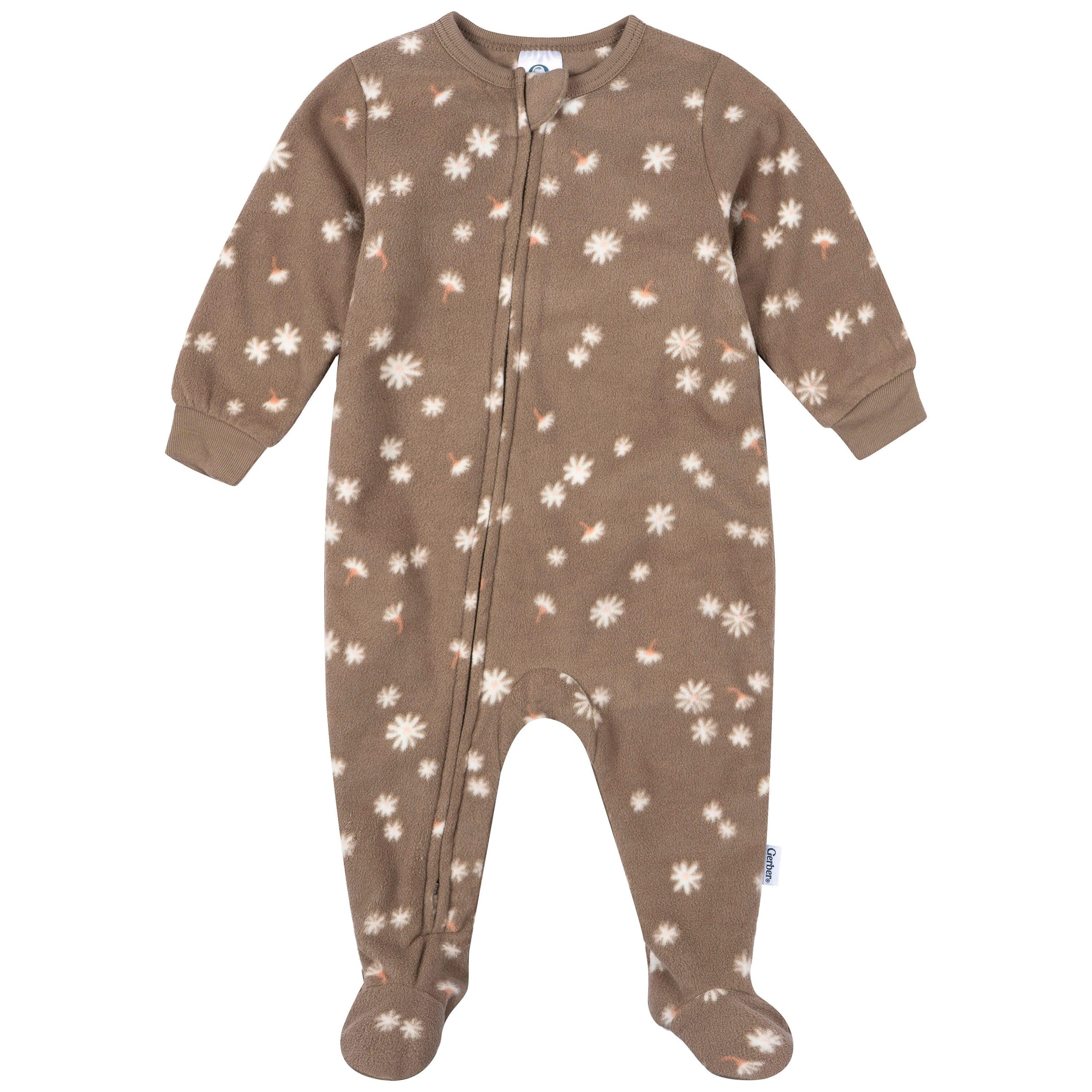 2-Pack Baby & Toddler Girls Hearts Footed Fleece Pajamas - Image 8