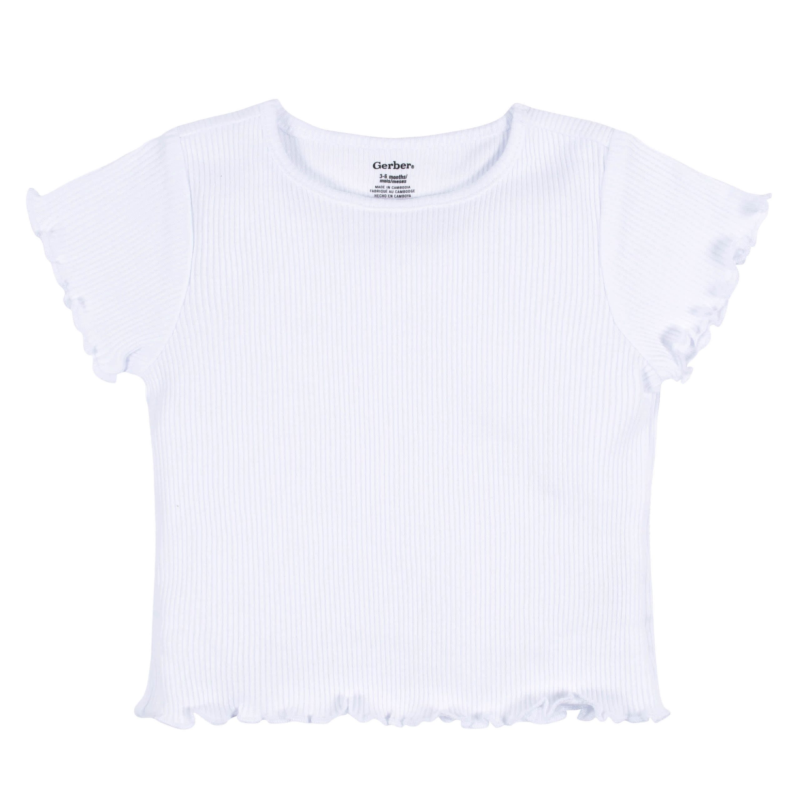 3-Pack Baby & Toddler Girls Sweet Florals Short Sleeve Tees - Image 2