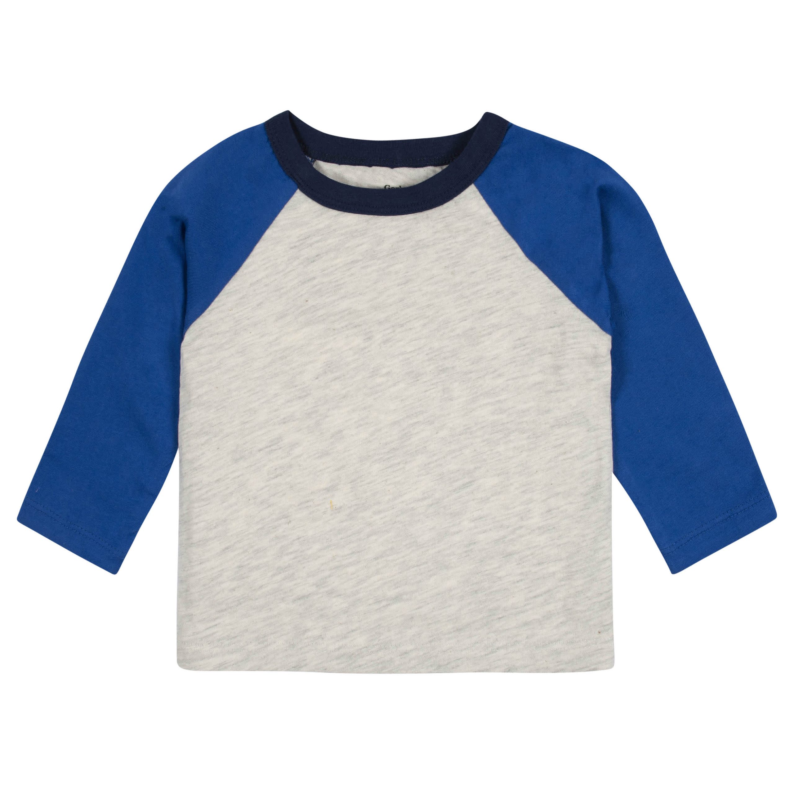 3-Pack Baby & Toddler Boys Royal Blues Long Sleeve Baseball Tees - Image 4