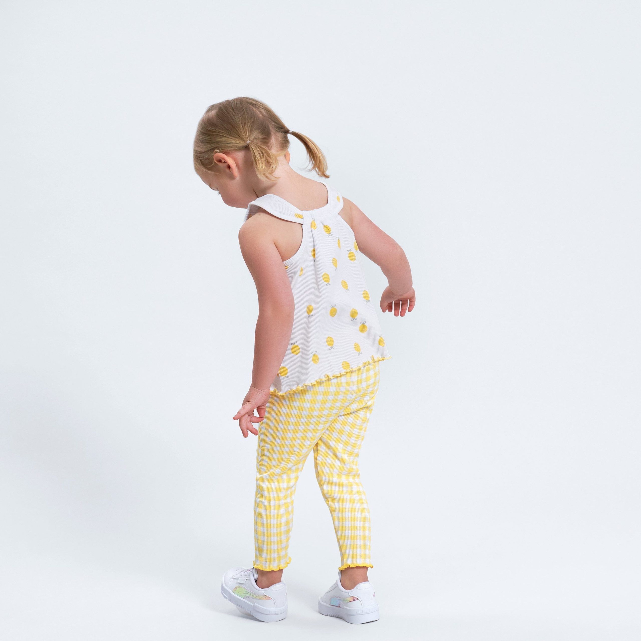 3-Pack Baby Girls Picnic Day Dreams Racer Back Tank Tops, 0-3M - Image 3
