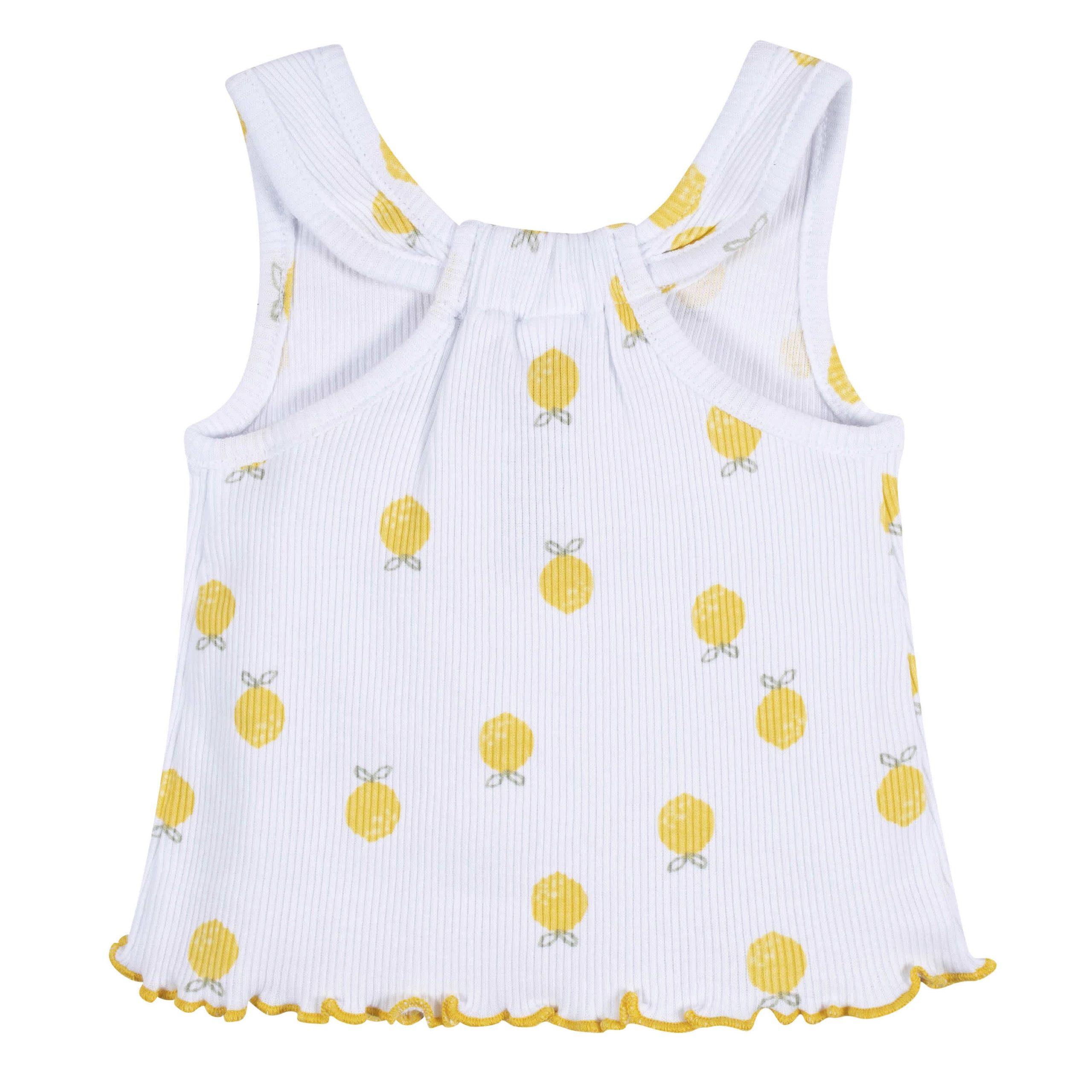 3-Pack Baby Girls Picnic Day Dreams Racer Back Tank Tops, 0-3M - Image 5