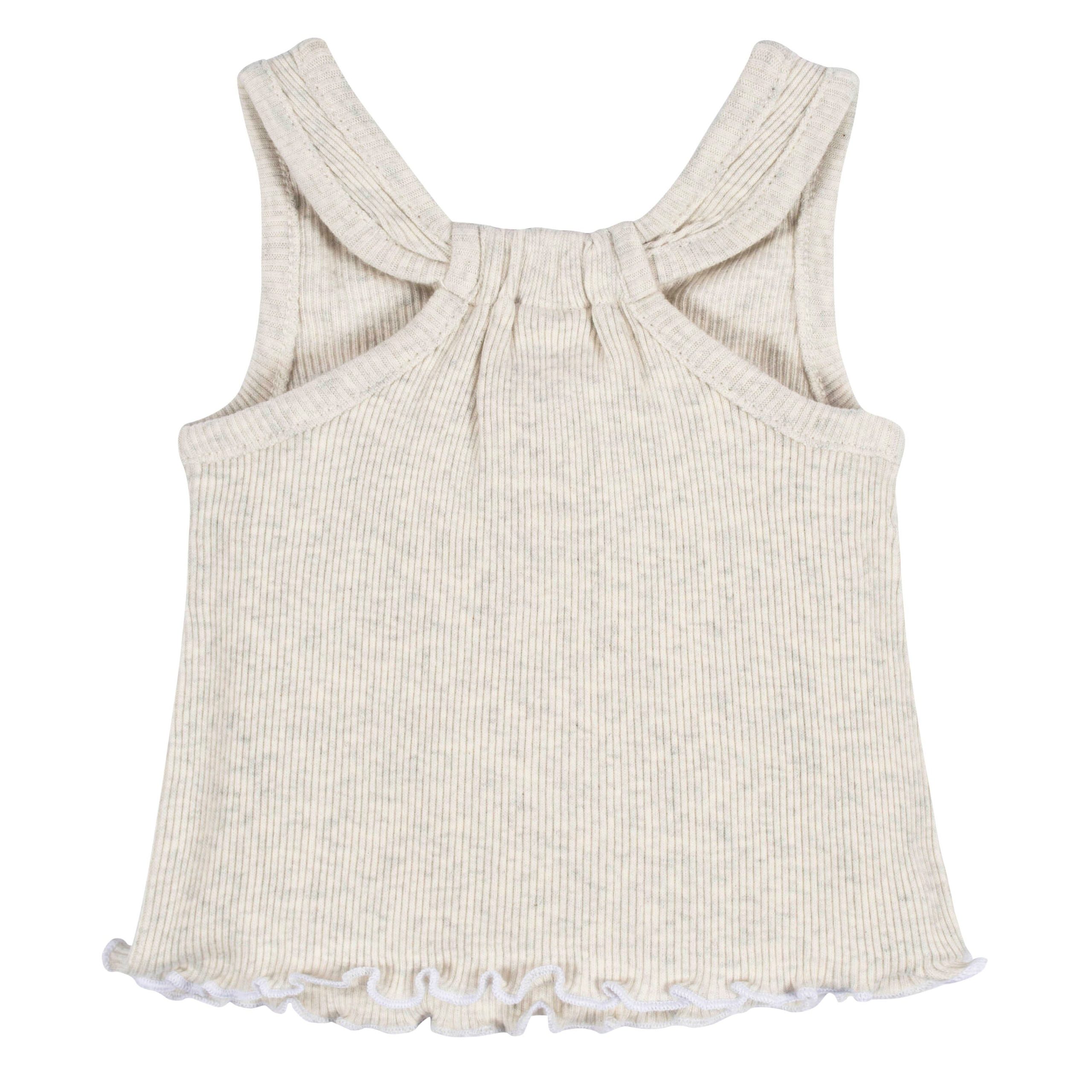 3-Pack Baby Girls Sweet Florals Racer Back Tank Tops, 0-3M - Image 4