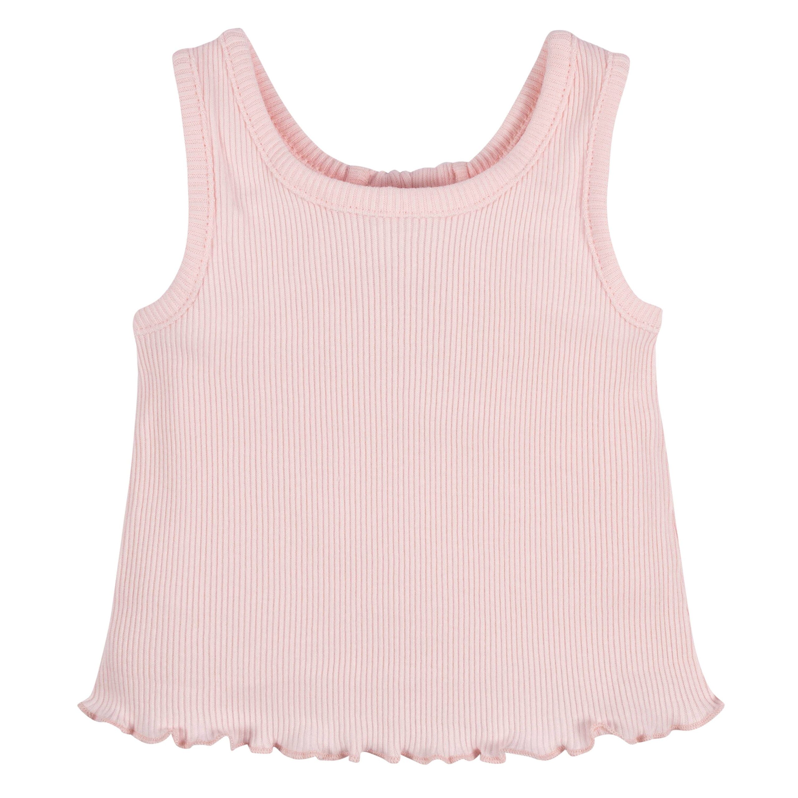 3-Pack Baby Girls Sweet Florals Racer Back Tank Tops, 0-3M - Image 6